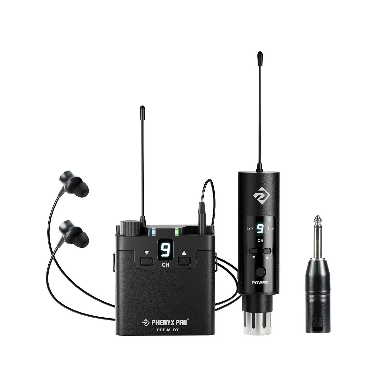 Phenyx Pro UHF Wireless in-Ear Monitor System, Professional IEM System w/Ster...