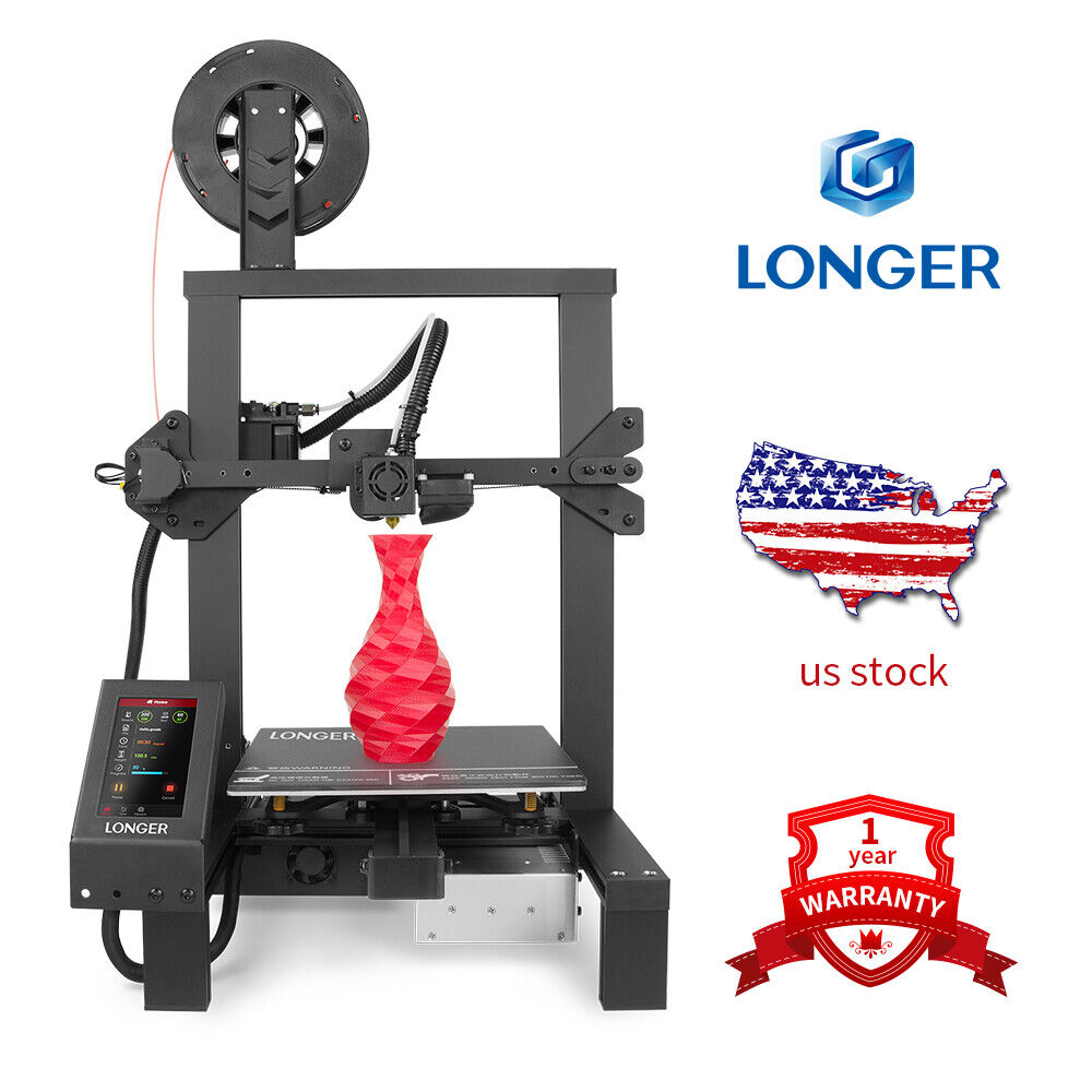 Longer LK4 Pro 3D Printer DIY Kit Open Source 4.3” Touch Screen 220x220x250mm