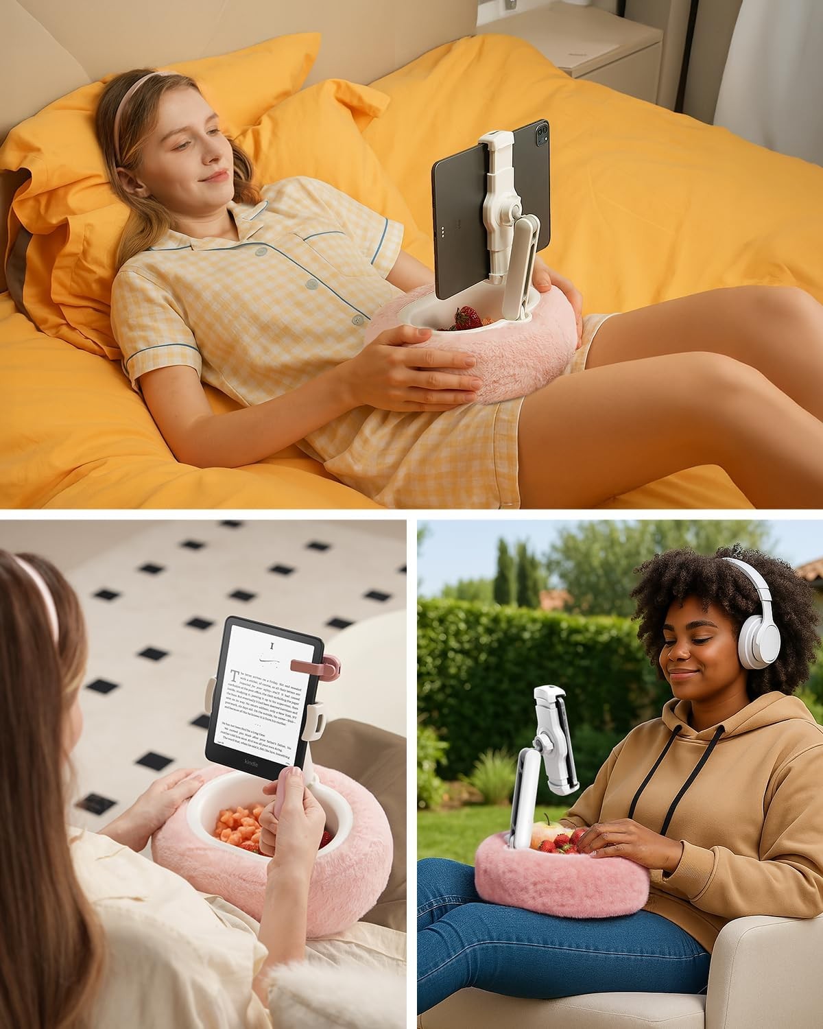 Viozon Tablet Pillow Stand,Kindle Pillow Stand, Compatible with 4-11"
