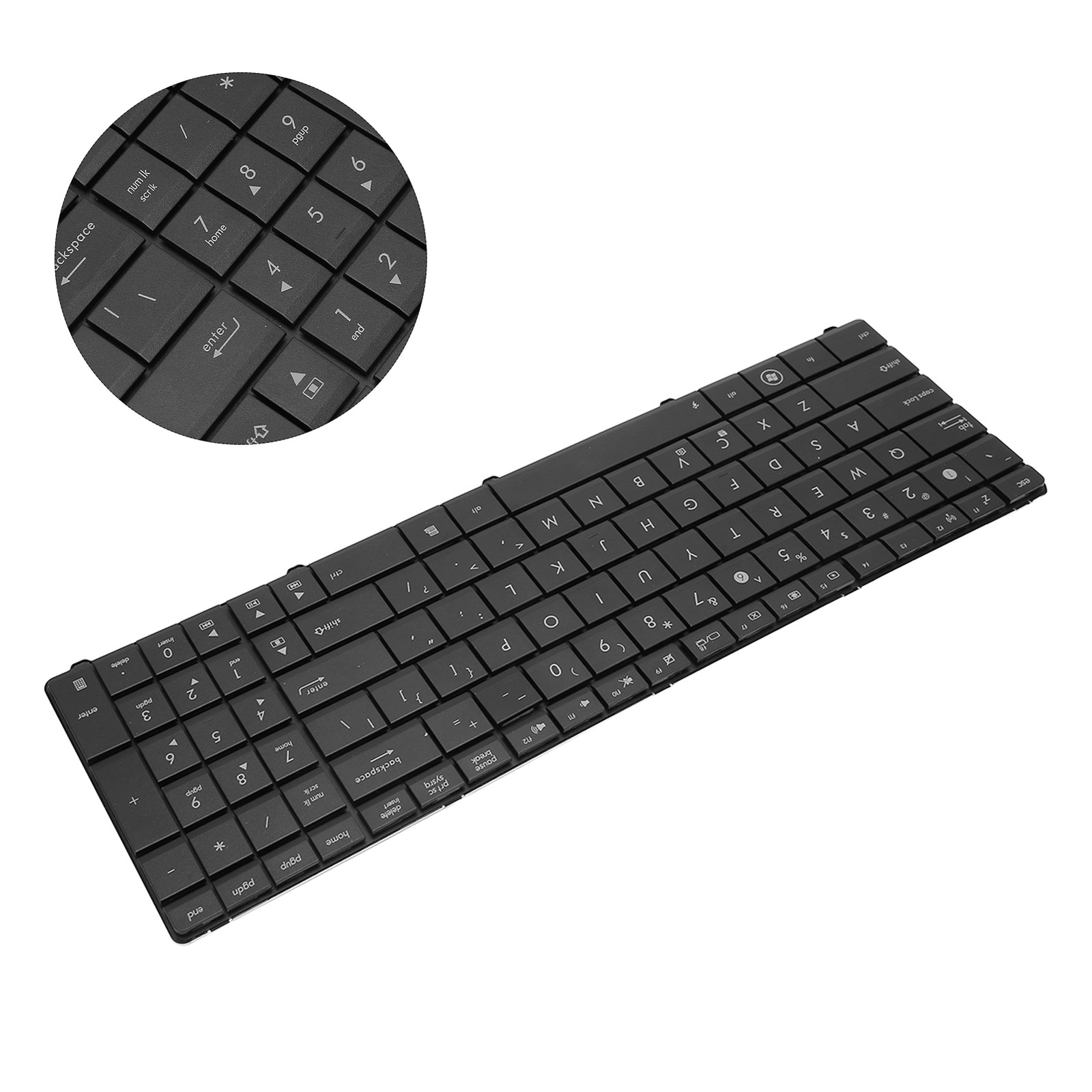 Replacement Keyboard 102 Key Aluminum Alloy Computer Replacement Keyboard F KECF