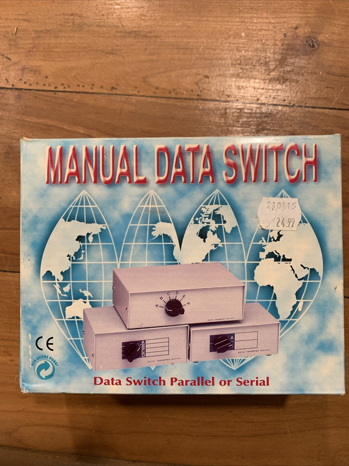 AB DB9 Switchbox Data Switch - Parallel or Serial  3 Ports SWB - 2000