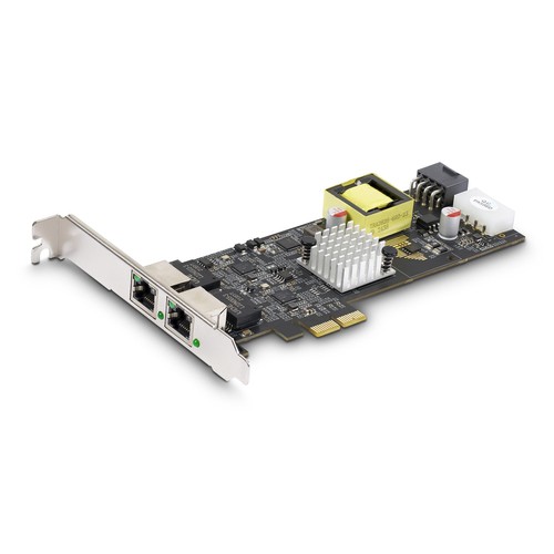 Startech.com 2-PORT 2.5GBPS Nbase-t POE Network Card, Dual Intel