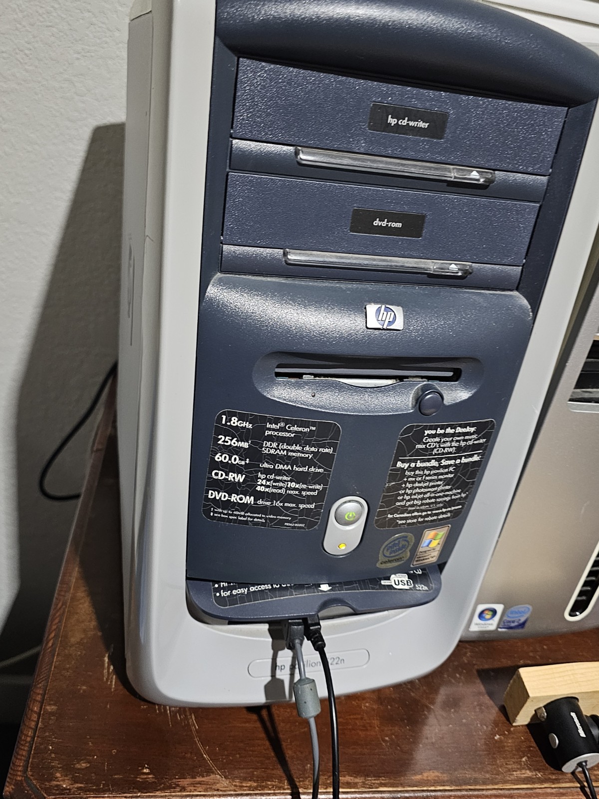 HP Pavilion (Fully Working) 522n 32bit Pc With Games Pre-loaded - 60gb hdd 256mb