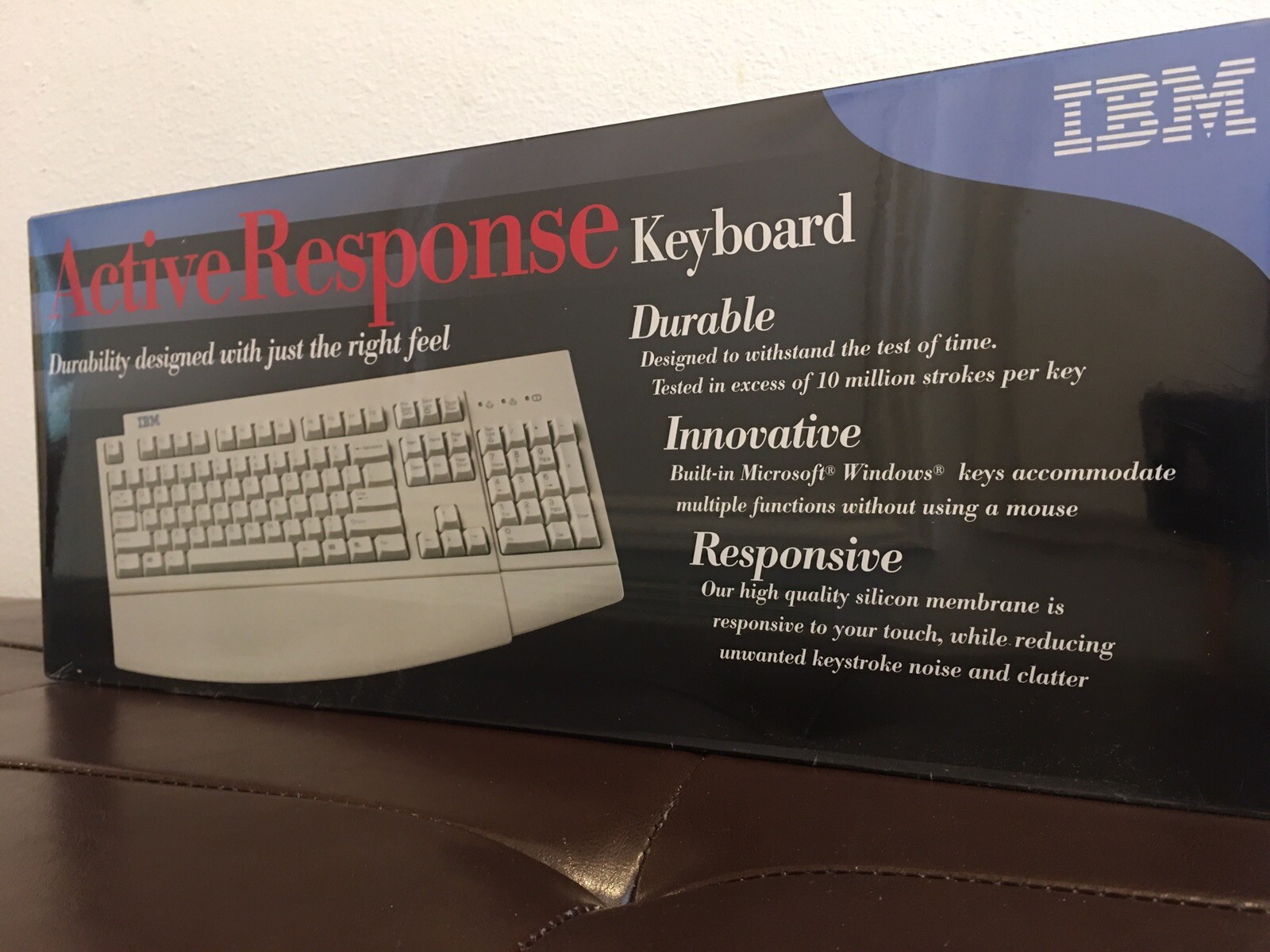 IBM 09N5544 Active Response Keyboard Rugged W 10 Mil Strokes Tested/ Key PS2 NIB