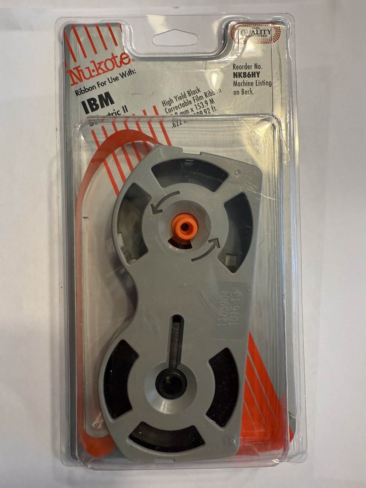 Nu-Kote IBM Selectric II Typewriter Ribbon NK86HY High Yield Black Film NOS NEW