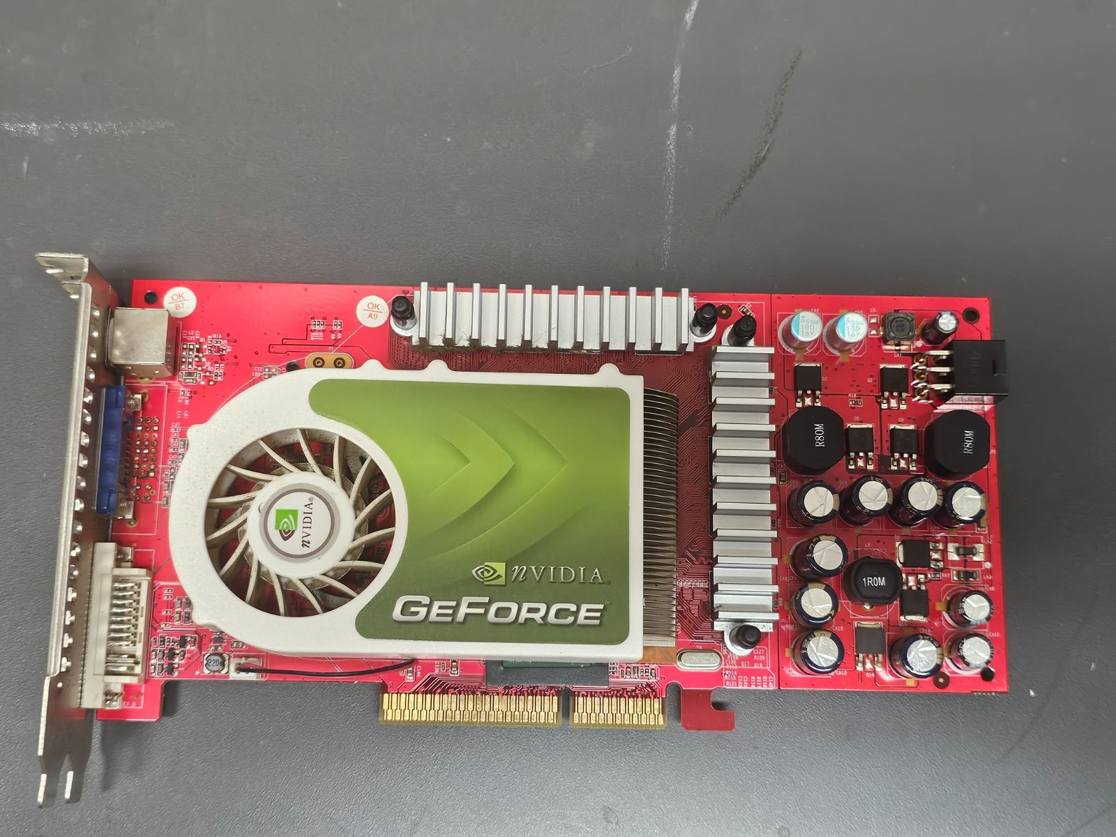 Super Rare Gainward GeForce 6800 GS 512MB AGP 8X GDDR3 Rare Vintage GPU PM8370