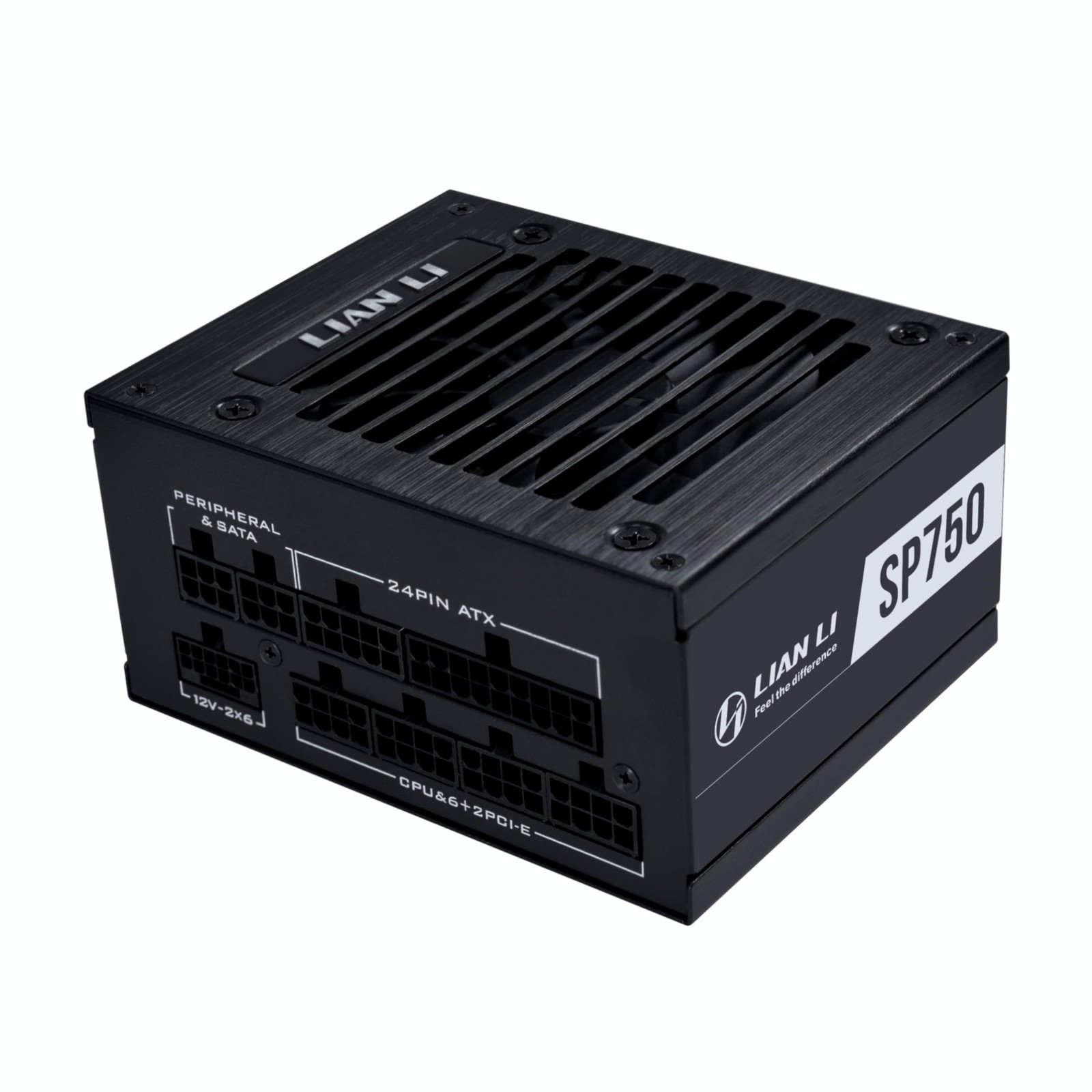 Lian Li SP750 V2 Gold 750 Watt SFX Form Factor Power 750W(V2),Black, Black 