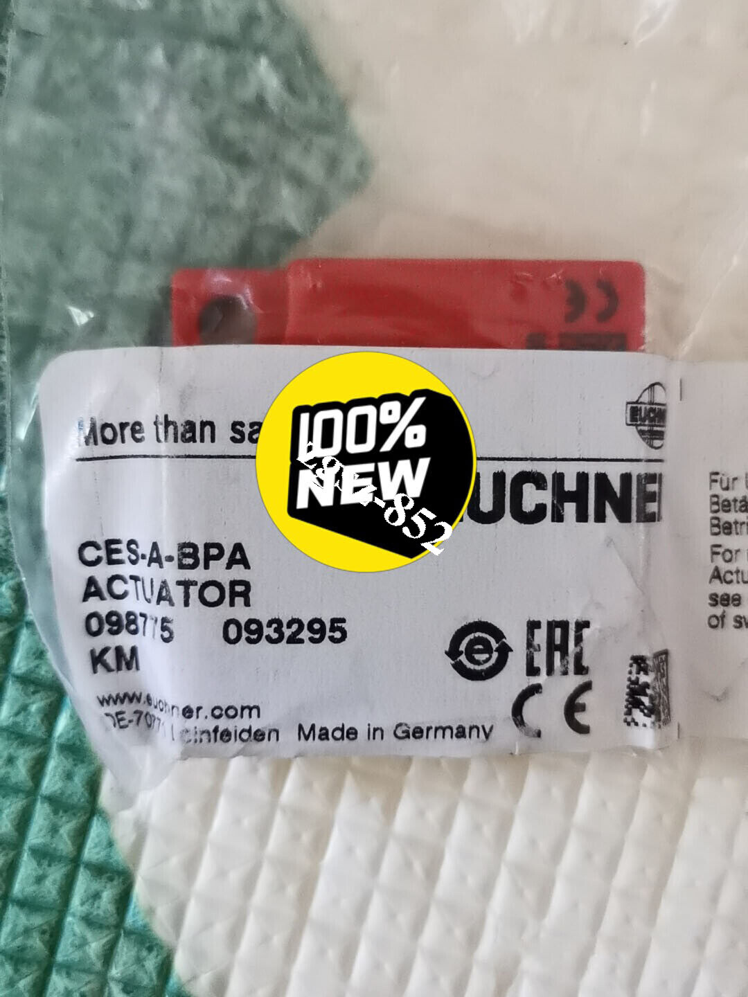 10 PCS EUCHNER CES-A-BPA-ACTUATOR 098775 Safety Switch CESABPAACTUATOR Brand New