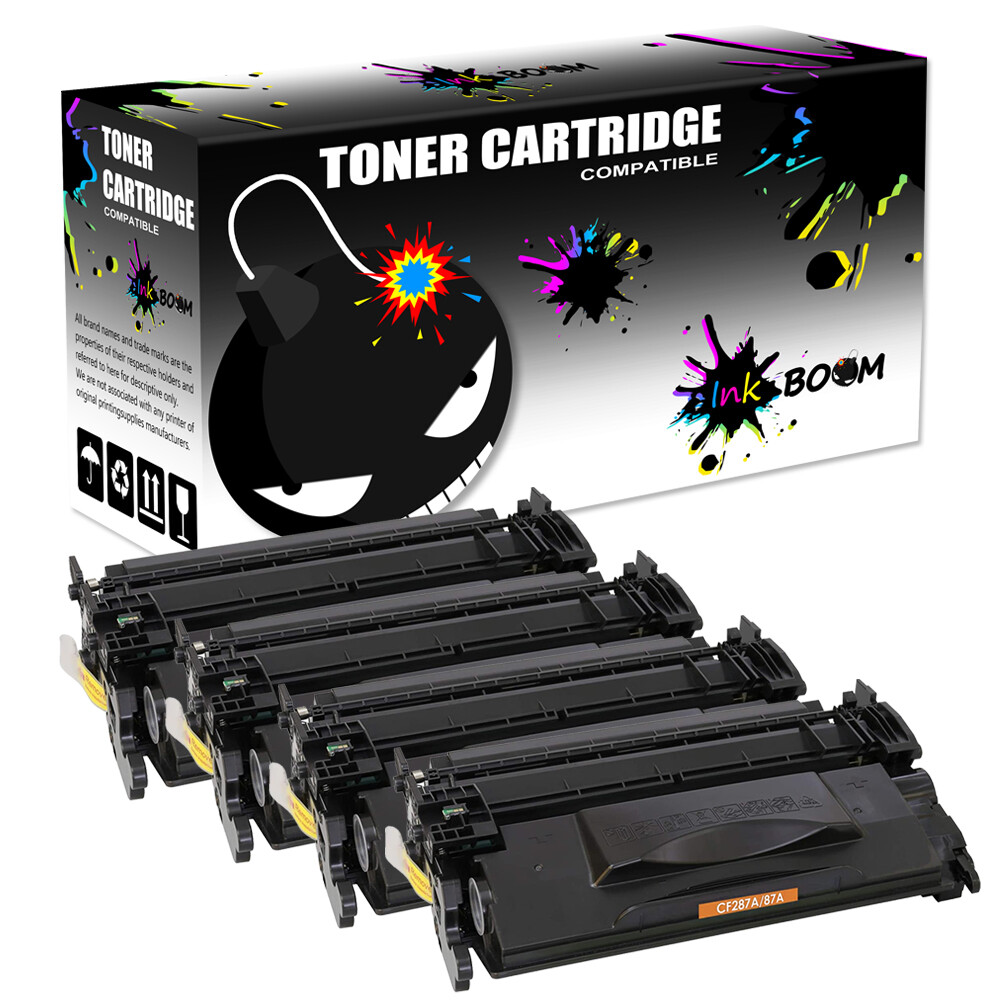 4BK Toner replace for HP CF287A 87A LaserJet Enterprise M506n M506dn MFP M527dn