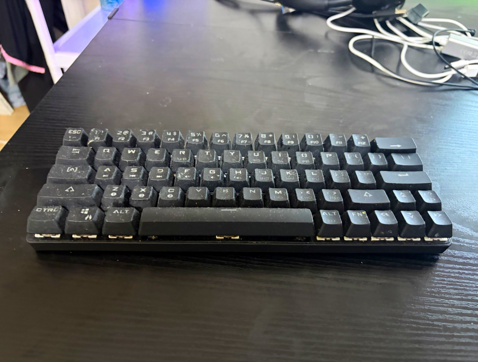 DIERYA DK63 60% Wireless Mechanical Gaming Keyboard - Red Switches, RGB, BlueT