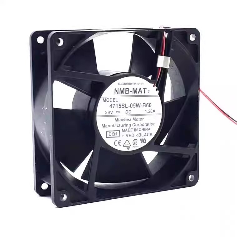 NMB-MAT 4715SL-05W-B60 DC24V 1.20A 12CM 3-Wire Inverter Cooling Fan