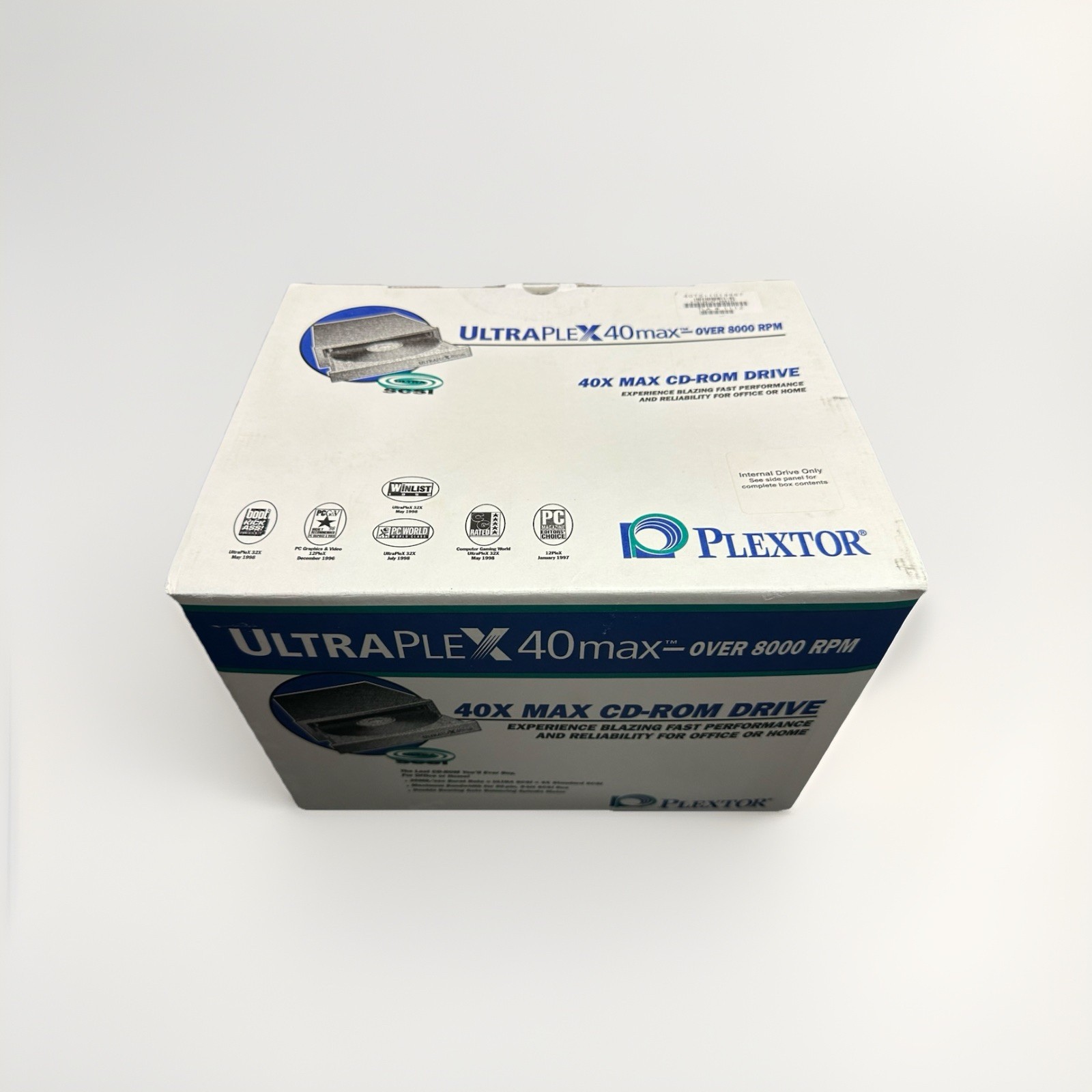 NOS Plextor PX-40TSi UltraPlex 40max SCSI 50-Pin Internal CD-ROM Drive Complete
