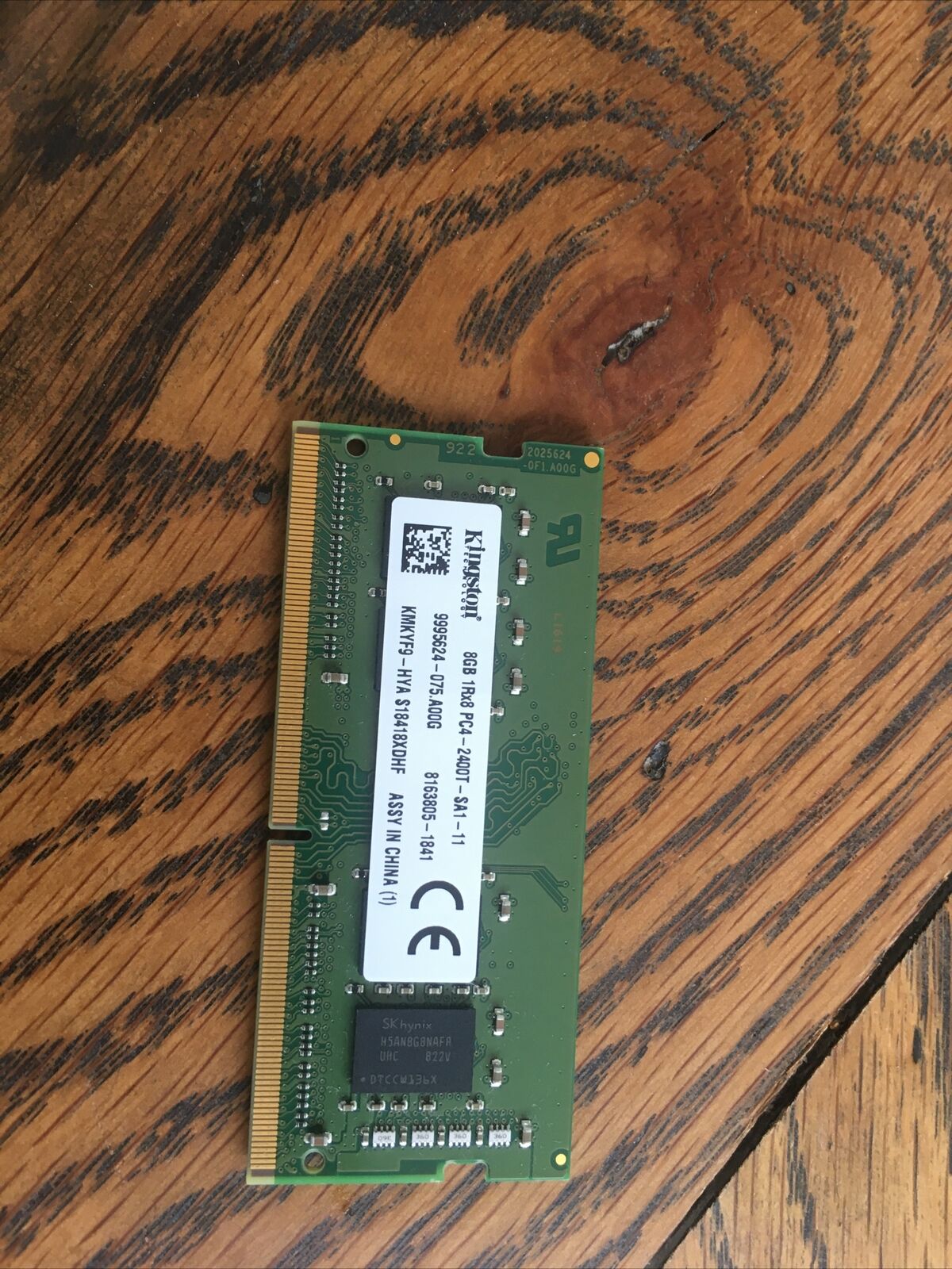 Kingston 8GB 1Rx8 PC4-2400T Laptop Memory