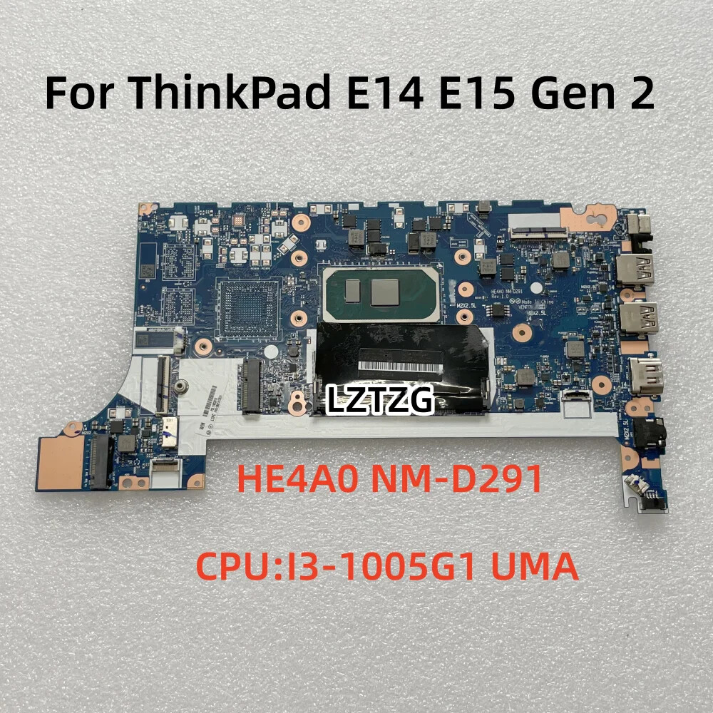 NM-D291 Motherboard For Lenovo ThinkPad E14 E15 Gen2 Laptop I3-1005G1 5B21A12874