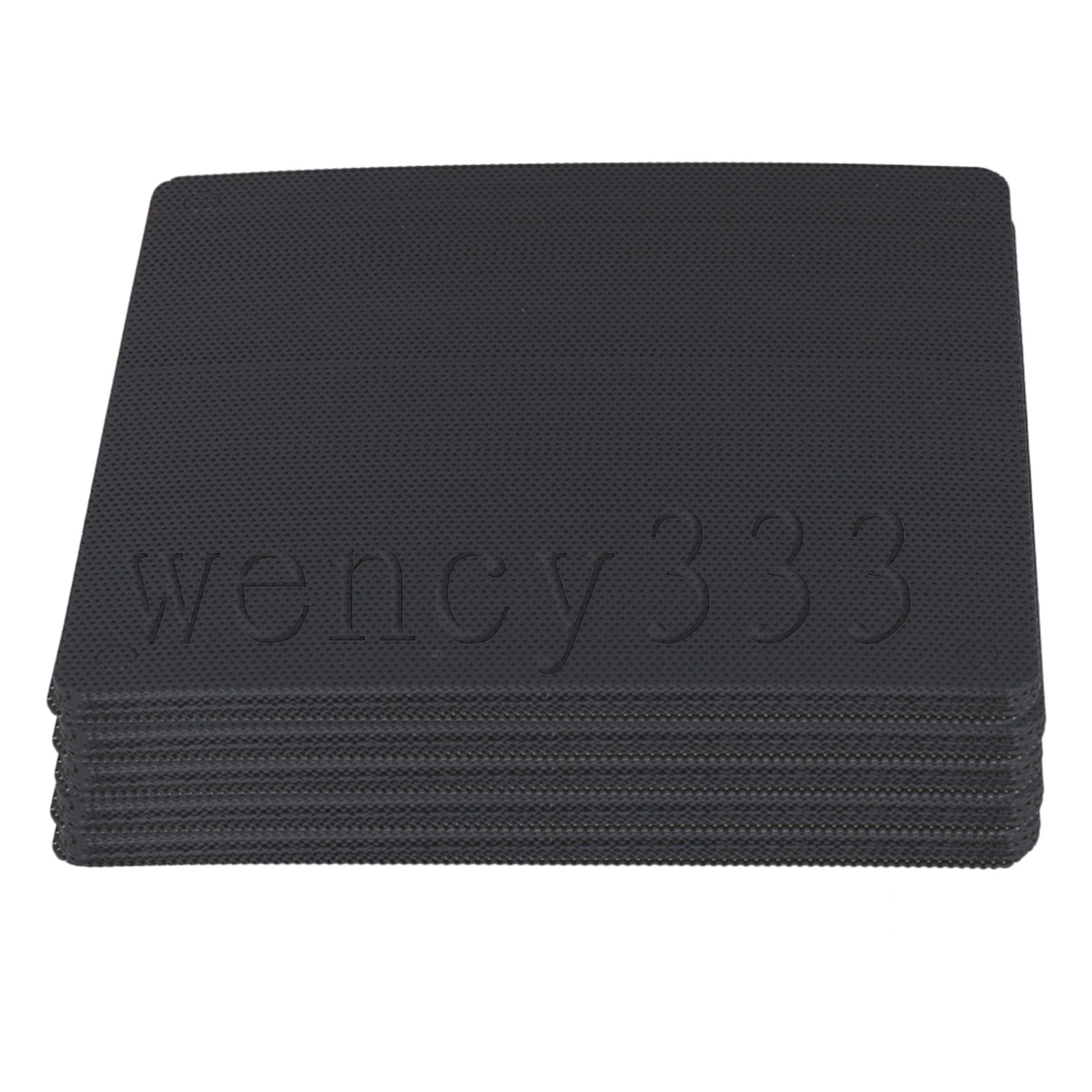50x Plastic Computer Case Fan  Filter Black for Computer 120 x 120mm