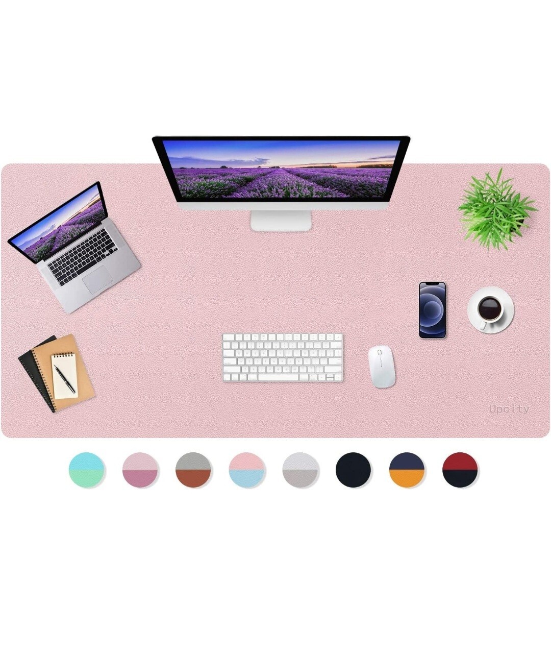 Upcity Desk Pad Dual-Sided Desk Pad , 47.2 x 23.8 Inch Multifunctional Office...
