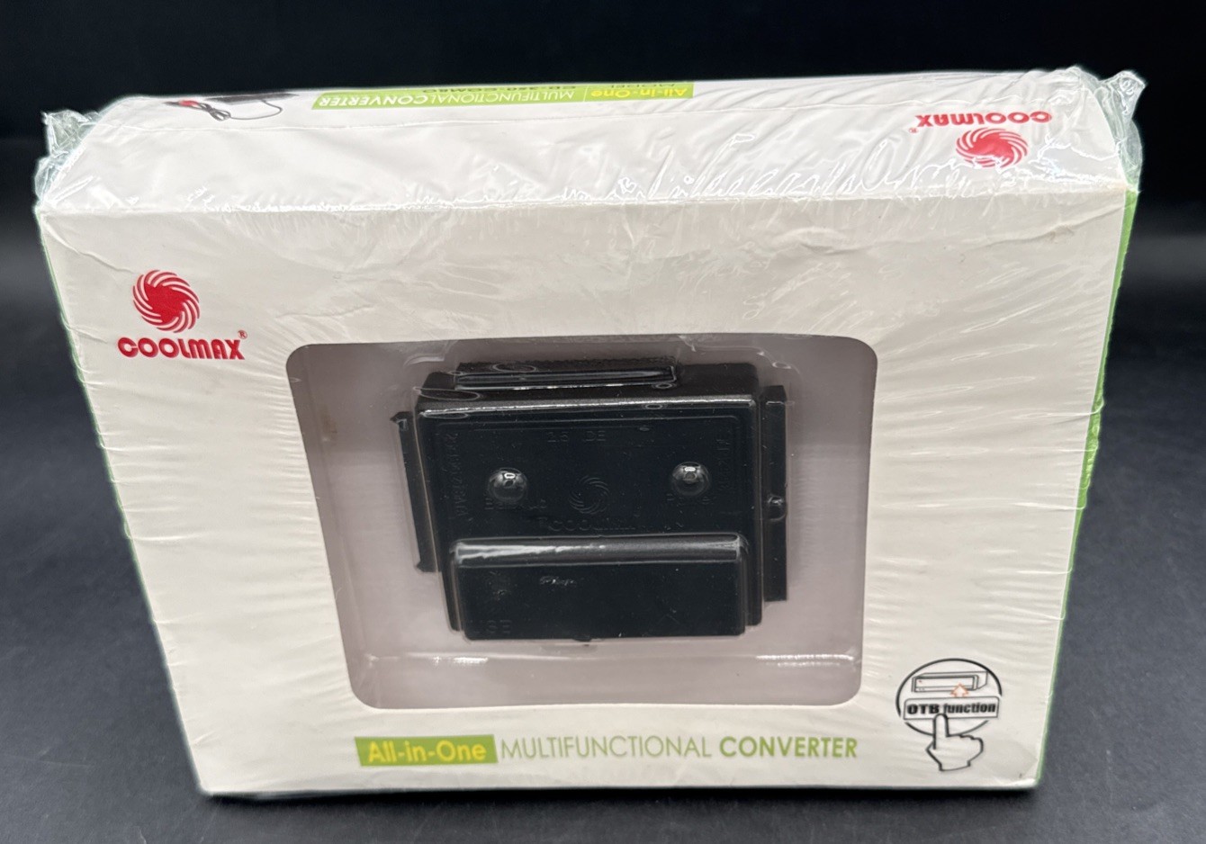 COOLMAX ALL IN ONE Multifunctional Converter ,OTB Function CD-350-COMBO (Black)