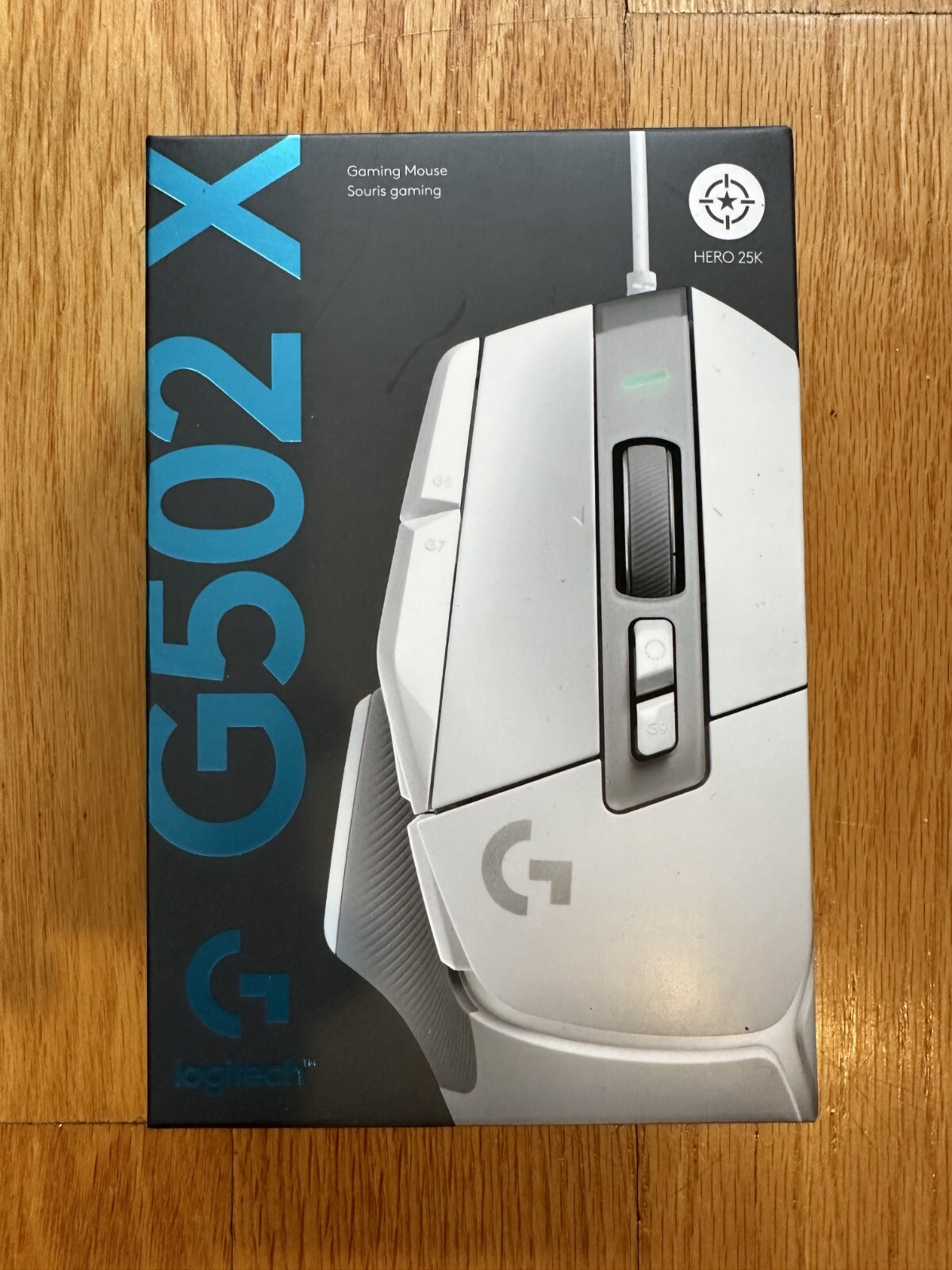 LOGITECH G502 X WIRED GAMING MOUSE WHITE - NEW SEALED