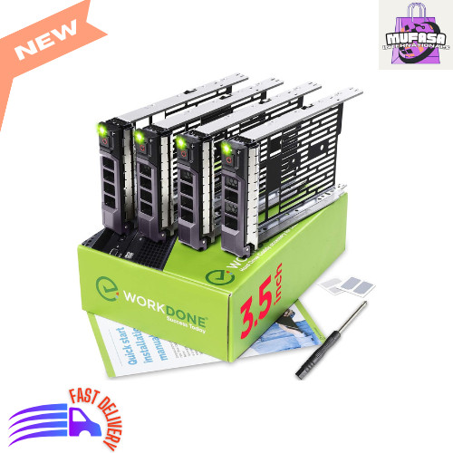 3.5" Hard Drive Caddy for Dell PowerEdge 11-13th Gen Servers with Manual & Tool