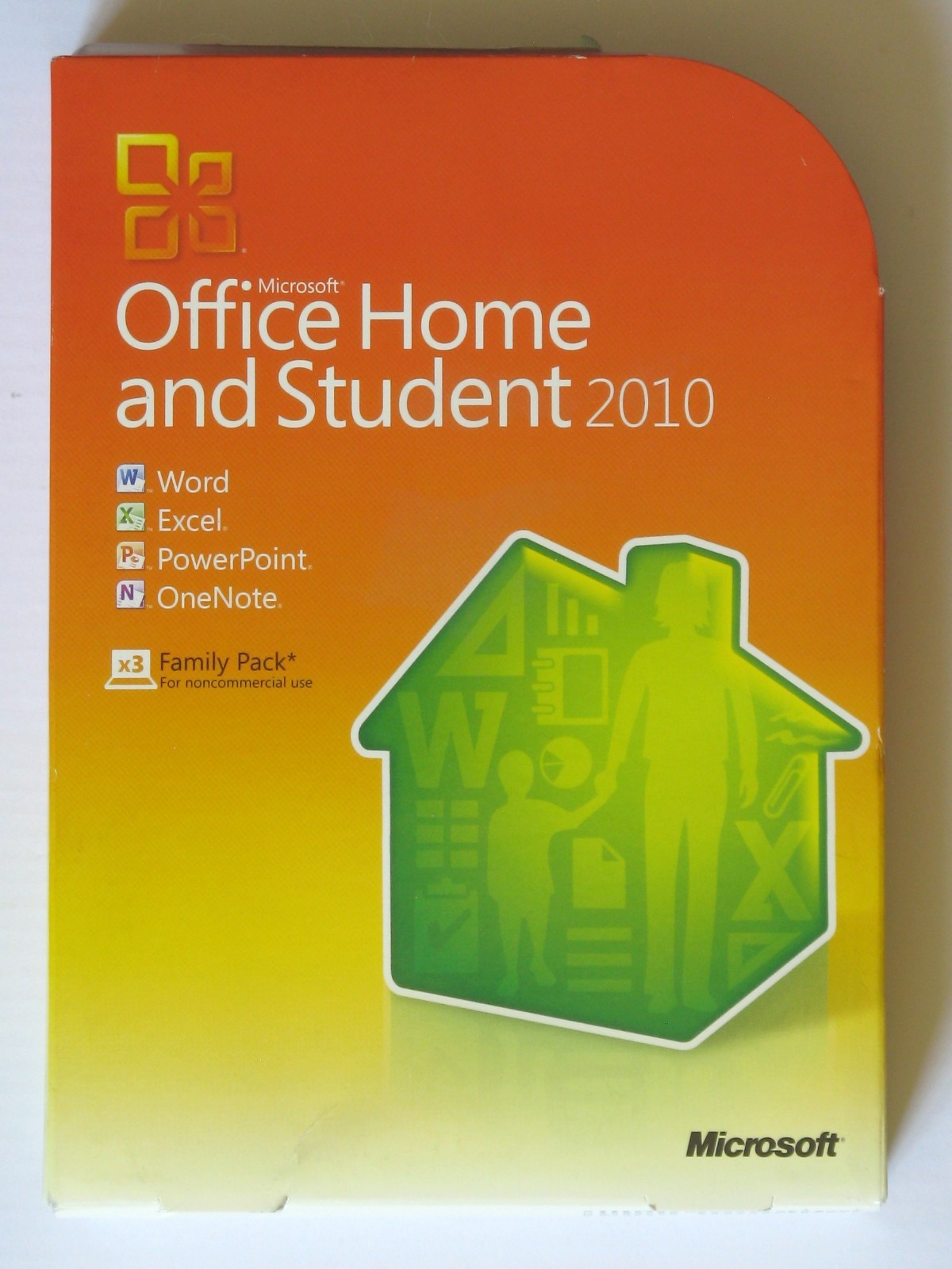 👀Microsoft Office Home and Student 2010 DVD 💿 for Windows, Family Pack  x 3👀