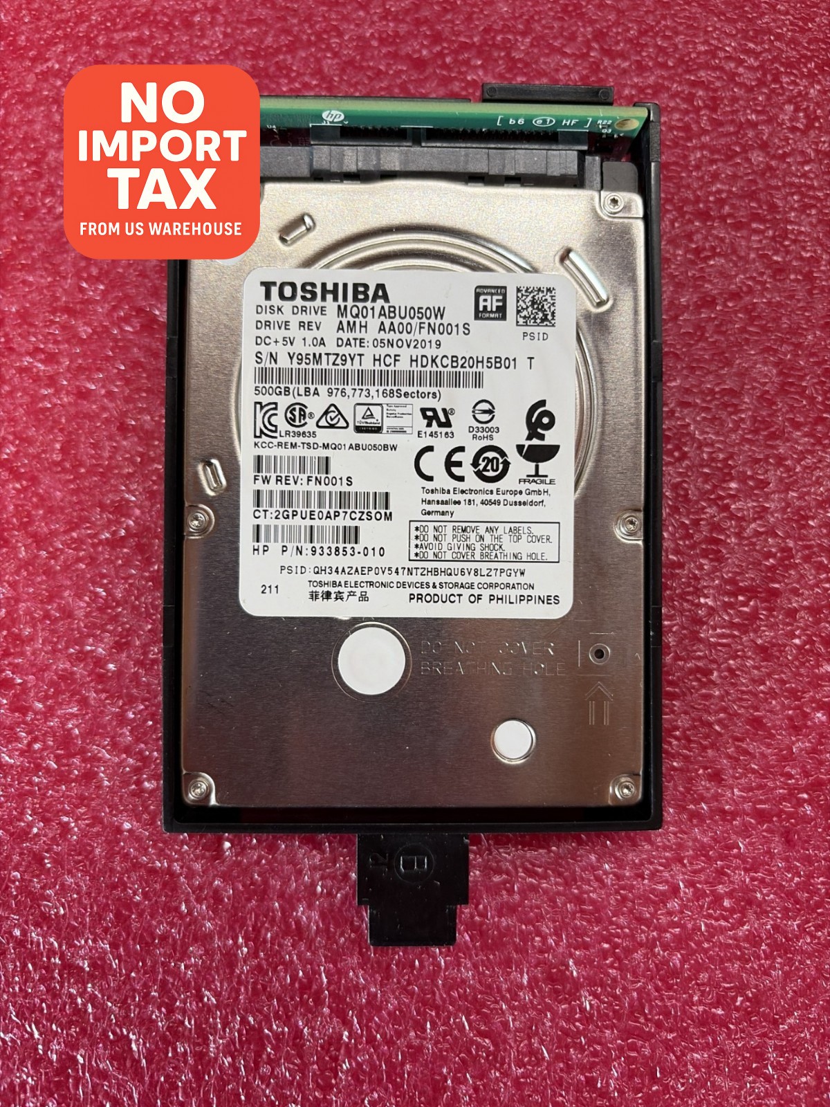 B5L29-67903 HƤ SECURE HARD DISK DRIVE For HƤ LaserJet Enterprise Printer OEM