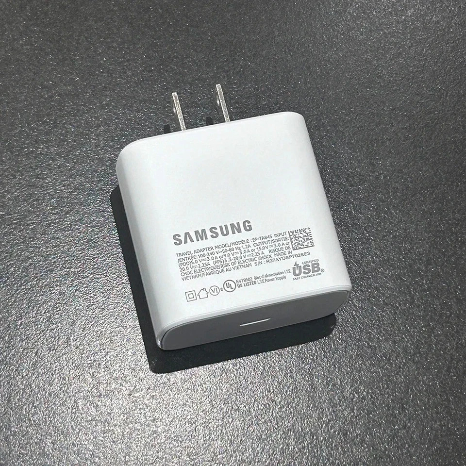 Original Samsung Galaxy S23 S22 Plus / Ultra 45W USB-C Super Fast Charge Adapter