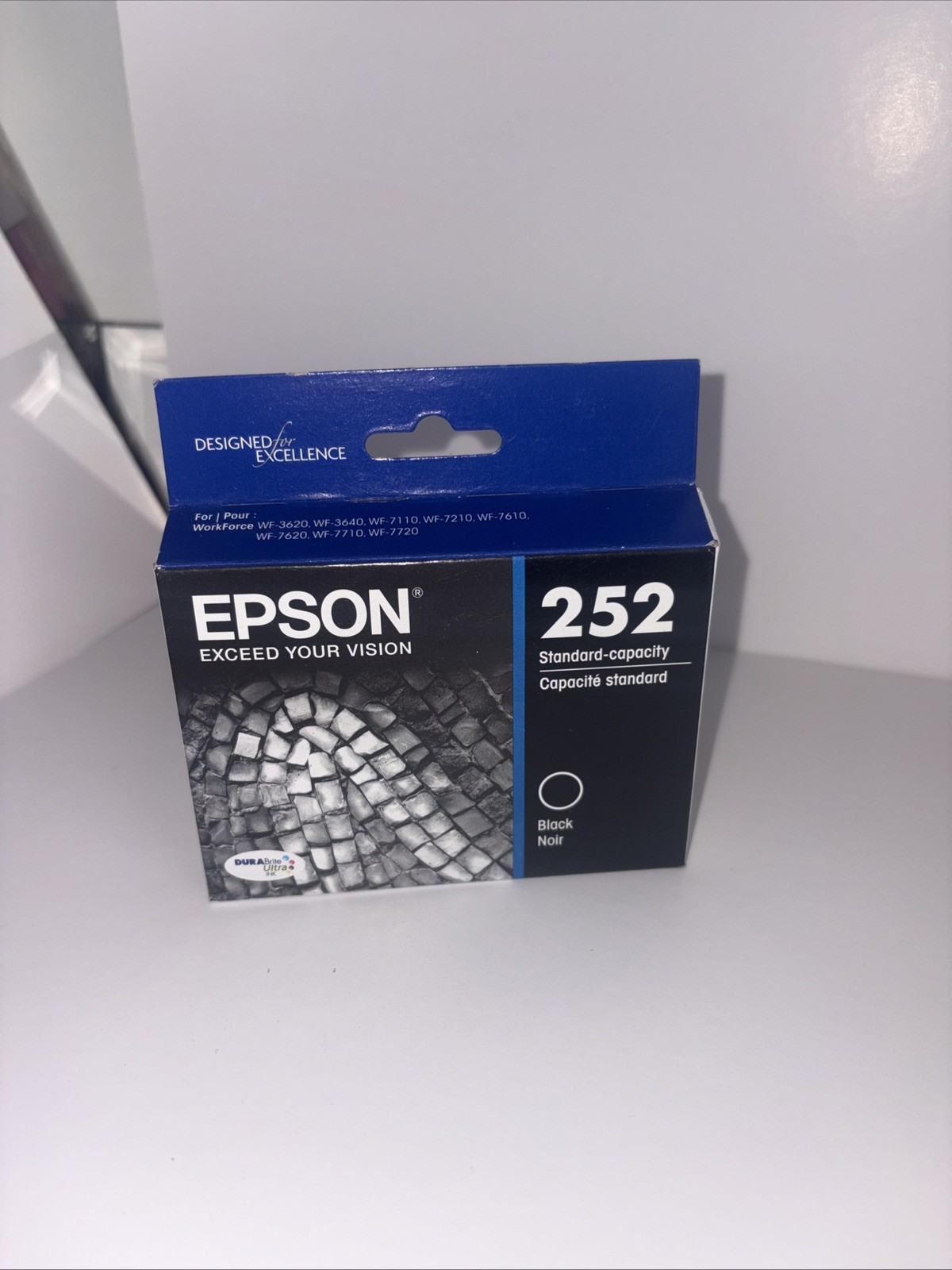 Epson (2) 252 BLACK Ink CARTRIDGE Sealed Expires 08/2025 - New Genuine
