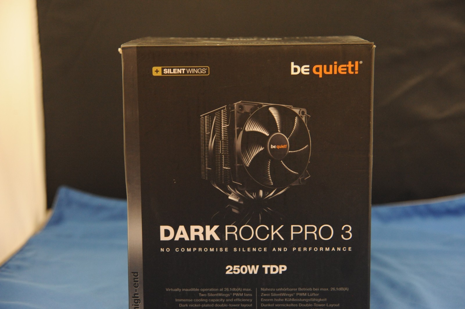 be quiet Dark Rock Pro 3 BK019 Dual Tower CPU Cooler 250W TDP Open Box