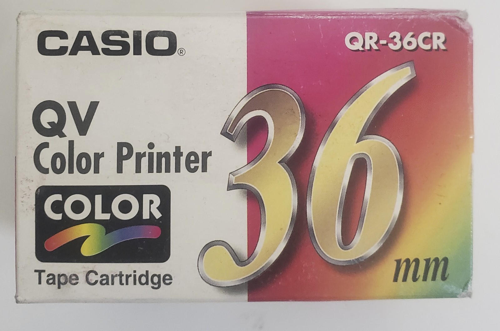 Casio QV Color Printer Cartridge,QR-36CR. Open Box,NEW.Sealed Cartridges. Japan.