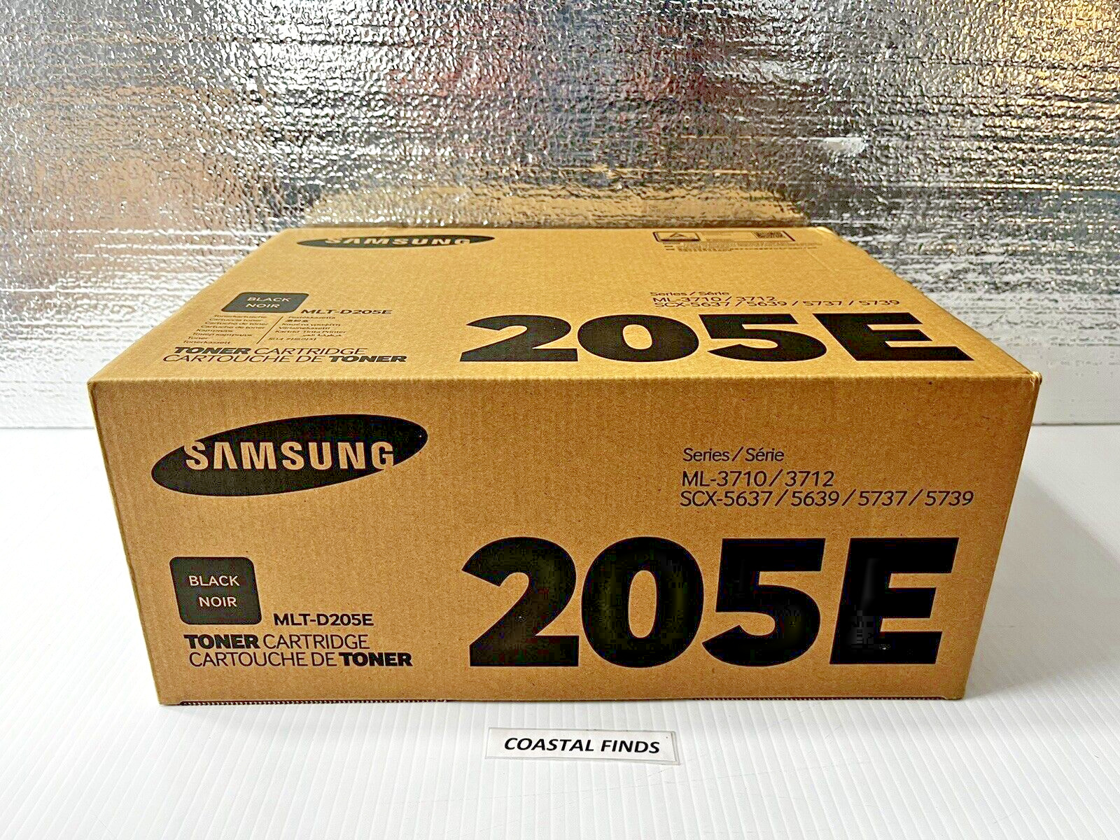 Samsung 205E Black Toner Cartridge OEM NEW Genuine Sealed MLT-D205E ML-3710