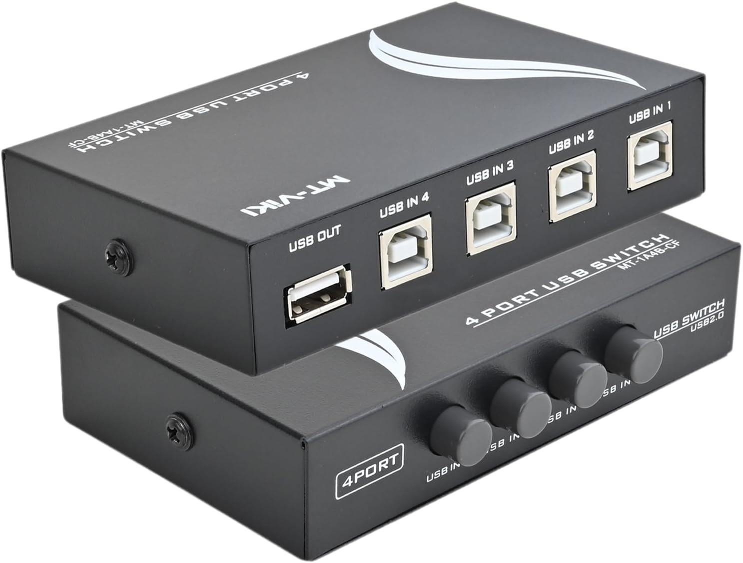 4 Port USB 2.0 Sharing Manual Switch Box Hub 4 PCS Share Switcher 1 USB Device