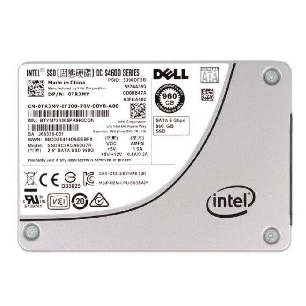 Intel S4600 960GB SSD DELL 2.5" SATA  6Gb/s Solid State Drive SSDSC2KG960G7R