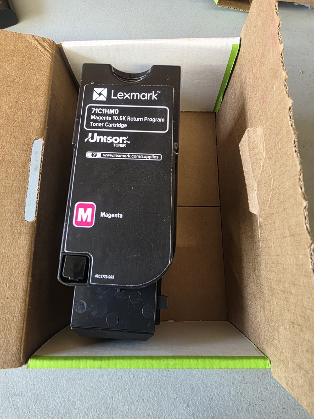 Lexmark 71C1HM0 Magenta Return Program Toner Cartridge CS/CX Series Parts/Repair