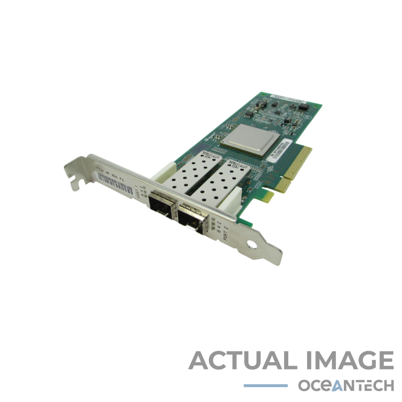 QLogic QLE2562-HP PX2810403-20 Dual Port SFP Network Module Card High Profile