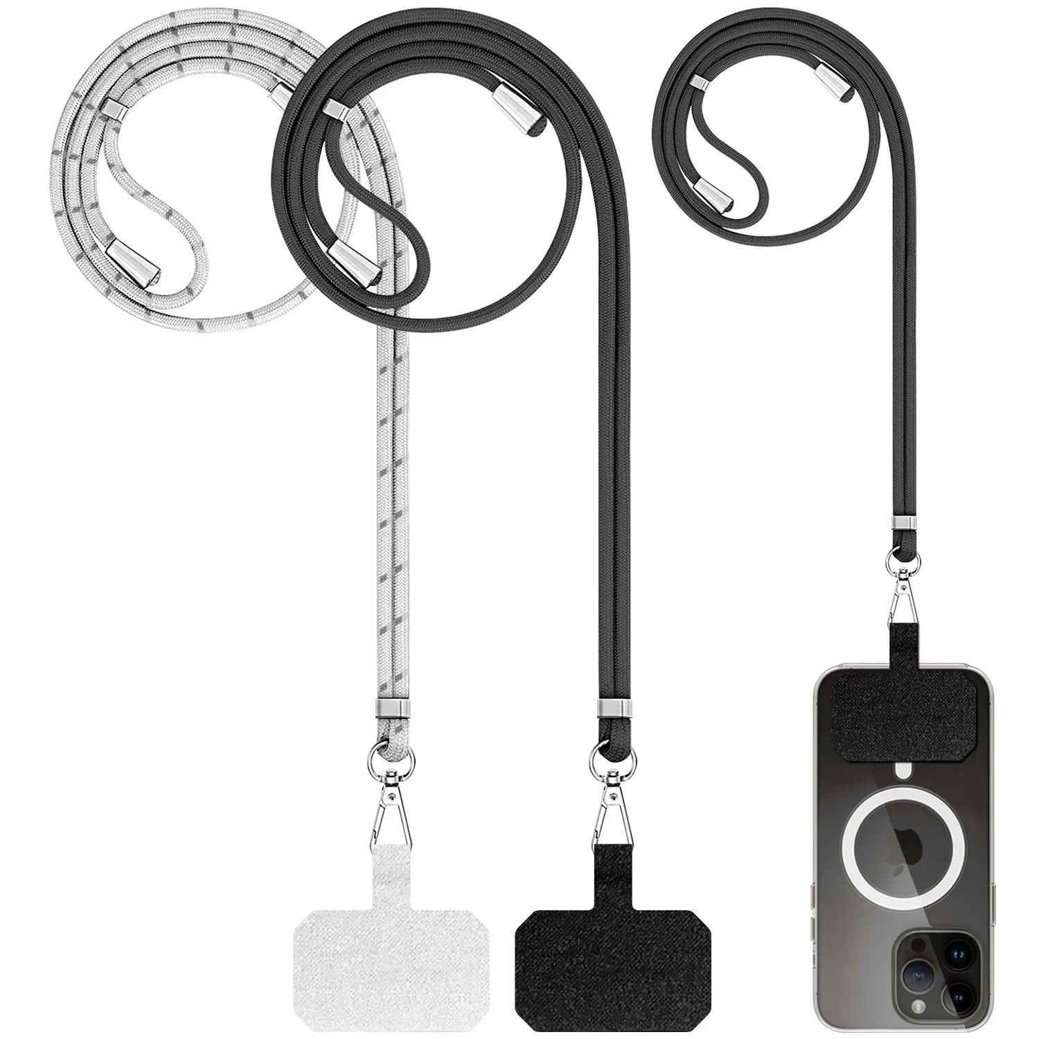 For Galaxy S23/S24/S25/Plus/Ultra/Edge - Phone Lanyard Adjustable Neck Straps