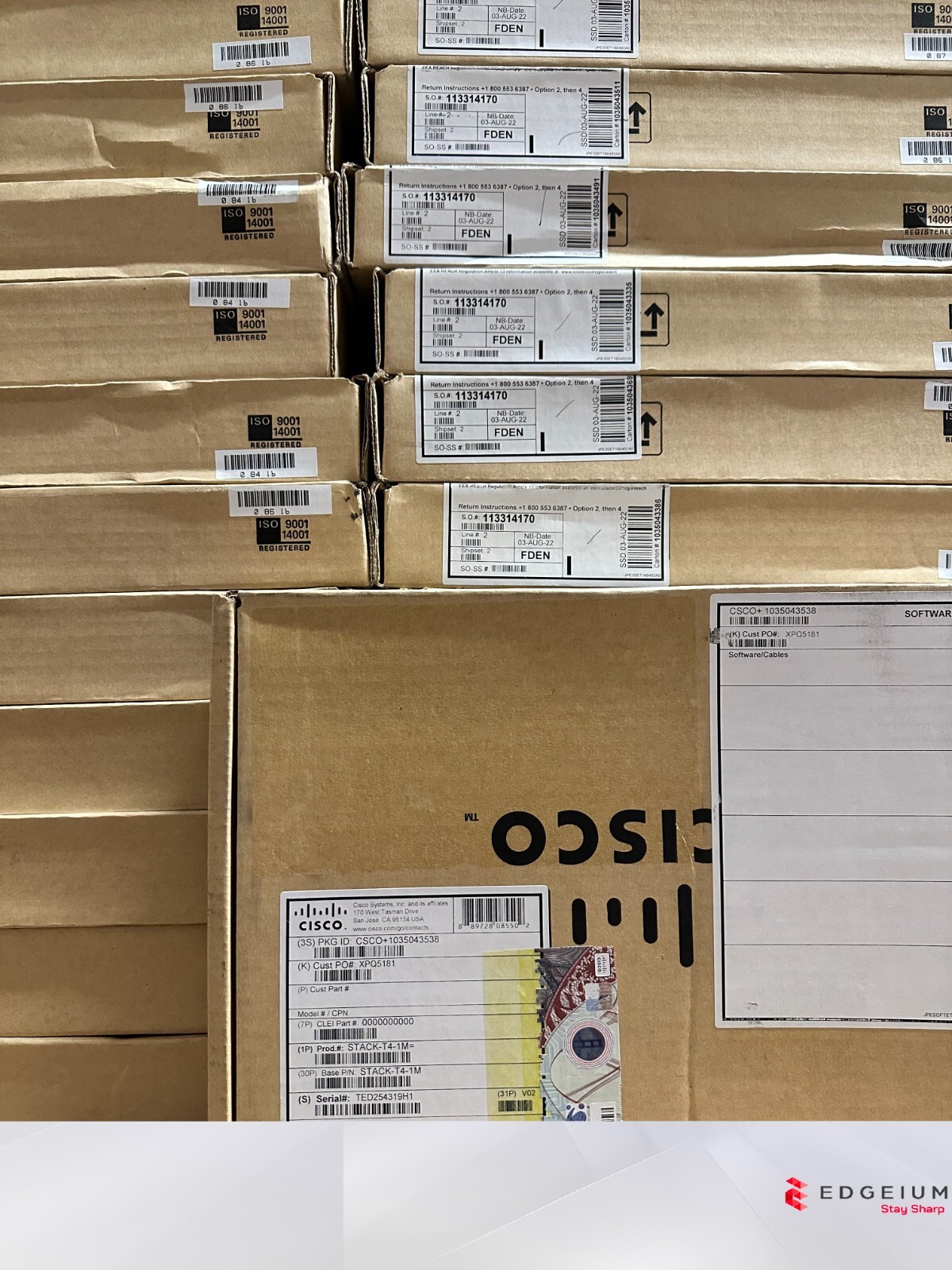 STACK-T4-1M *NEW SEALED* Cisco 1M Type 4 Stacking Cable