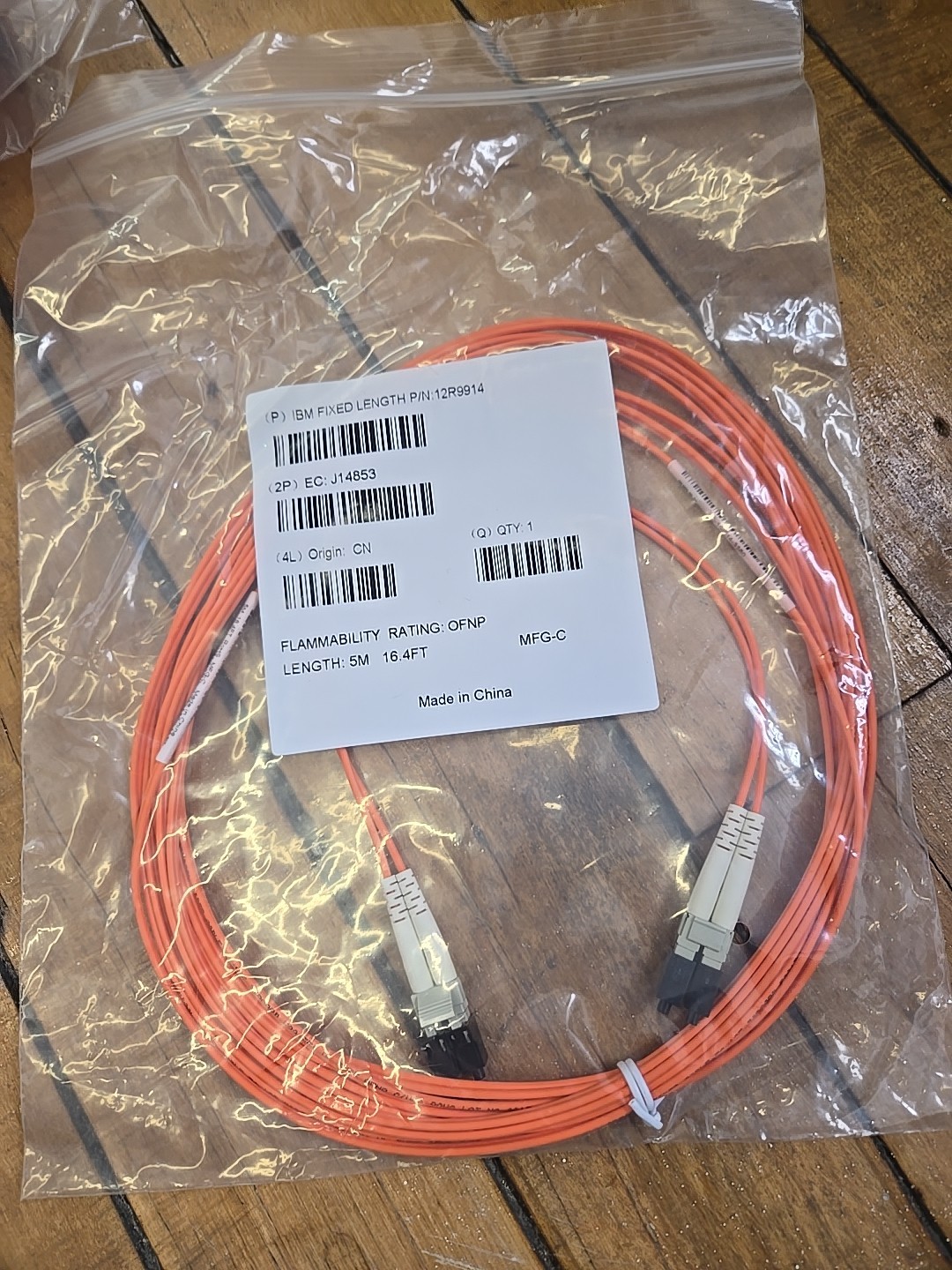 Lot Of 5 IBM fixed length P/N: 12R9914 - 5M
