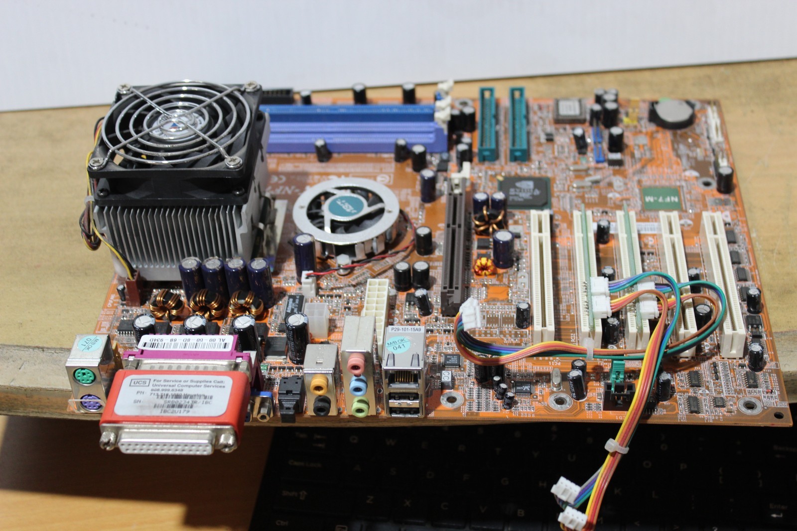 ABIT NF7 Socket A Motherboard nForce2 Ultra 400 AGP Gaming w/ CPU