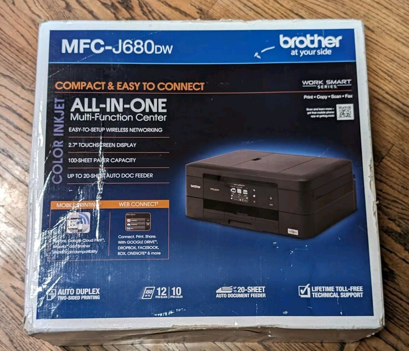 Brother MFC-J480dw Wireless Duplex Color Inkjet All-in-One Printer (2 Of 4 Inks)