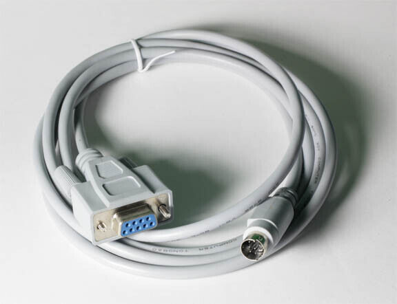 DB9 Female to 8-Pin Mini Din Male Adapter Cable PCCables.com 70810 C2G 25041 