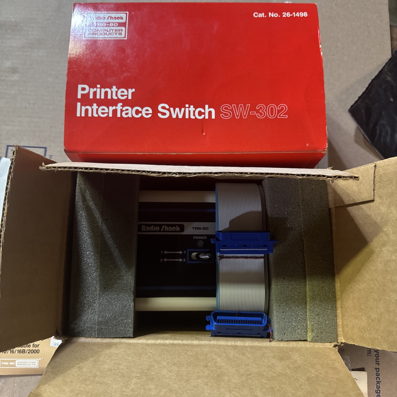 Radio Shack TRS-80 Printer Interface Selector ( NEW) + Printer Cables Included