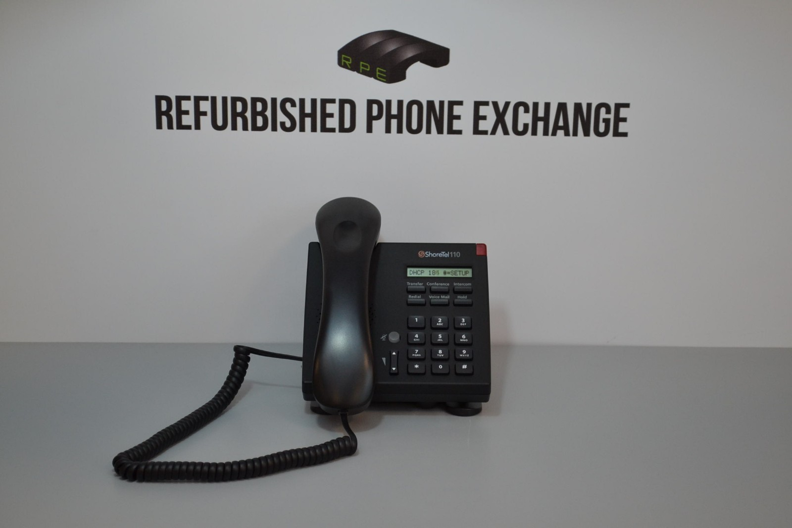 ShoreTel 110 Refurbished A-Stock IP Phone Black 1 Line VoIP IP110