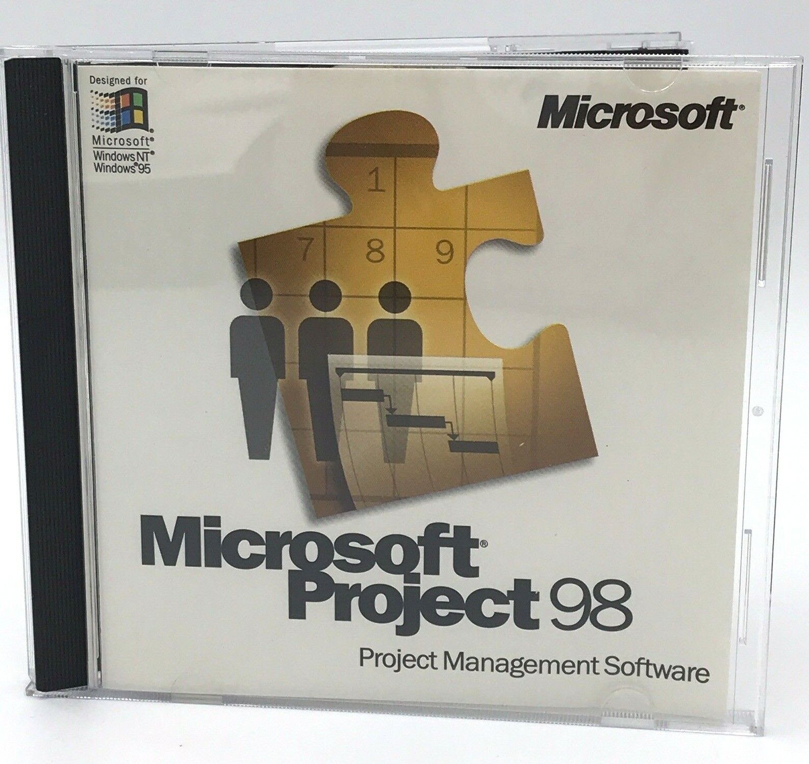 Microsoft Project 98 SR-1 Project Management Software CD Key Product Code