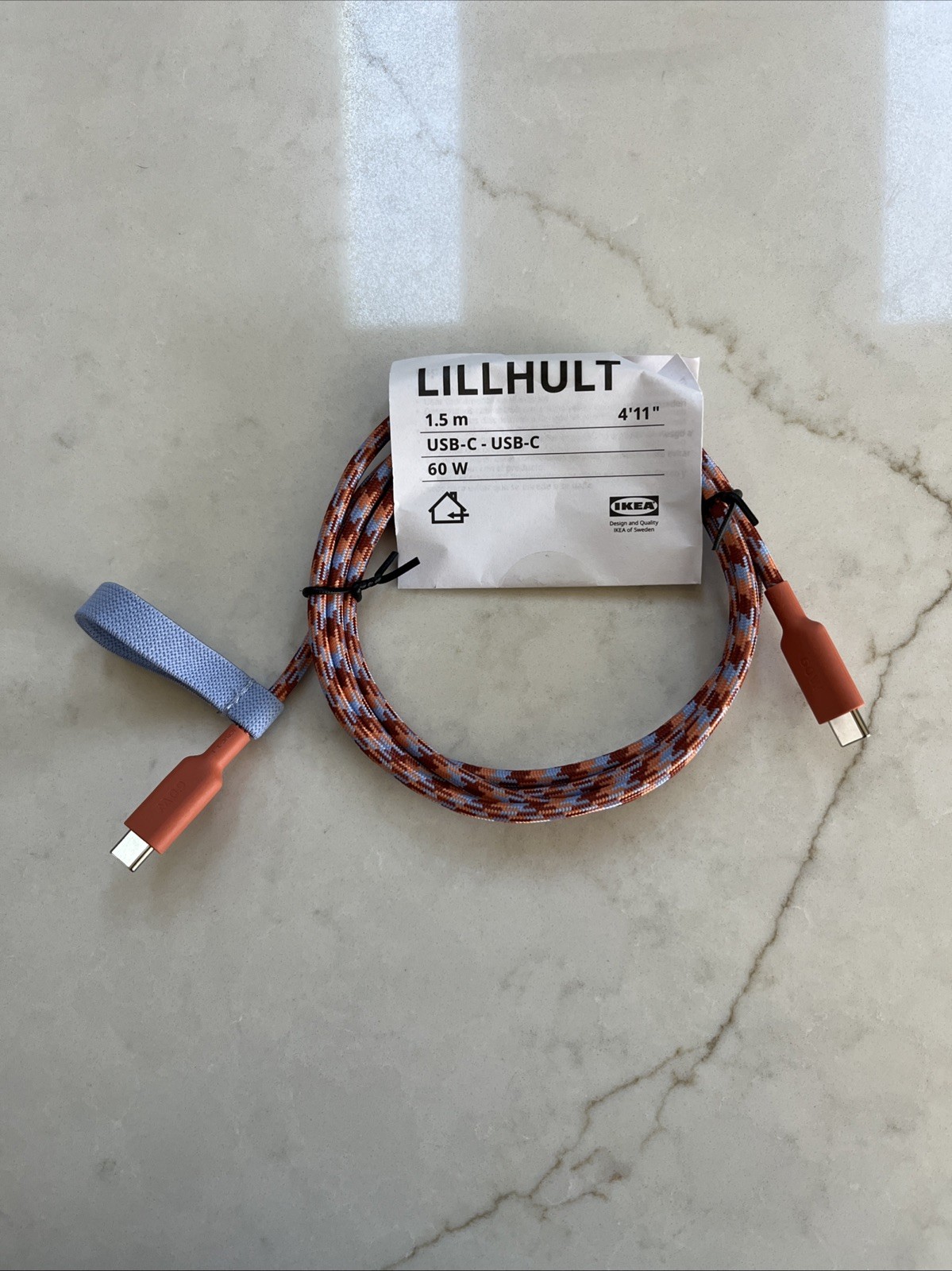 New IKEA LILLHULT 60W  USB-C to USB-C Fast Charging