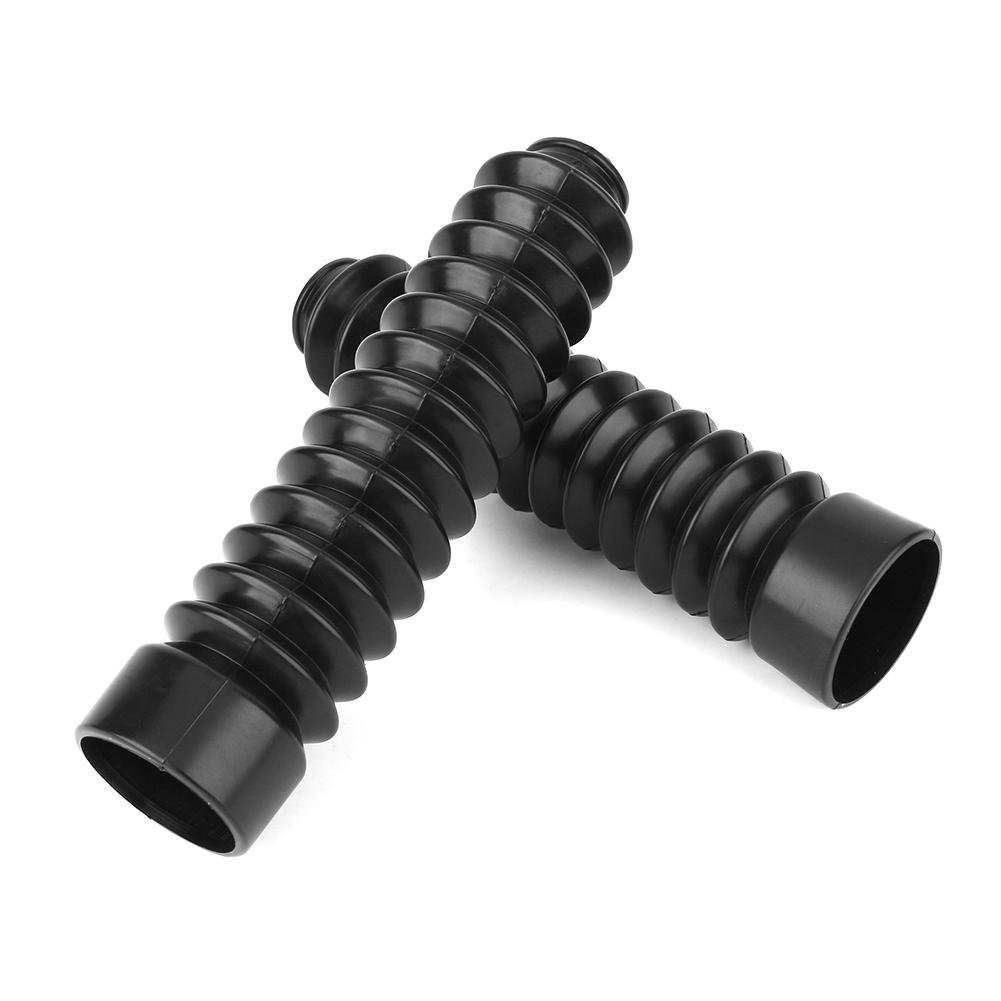 1 Pair/2 Pcs Universal Motorcycle Bike Front Fork Cover, Rubber Front Fork Du...