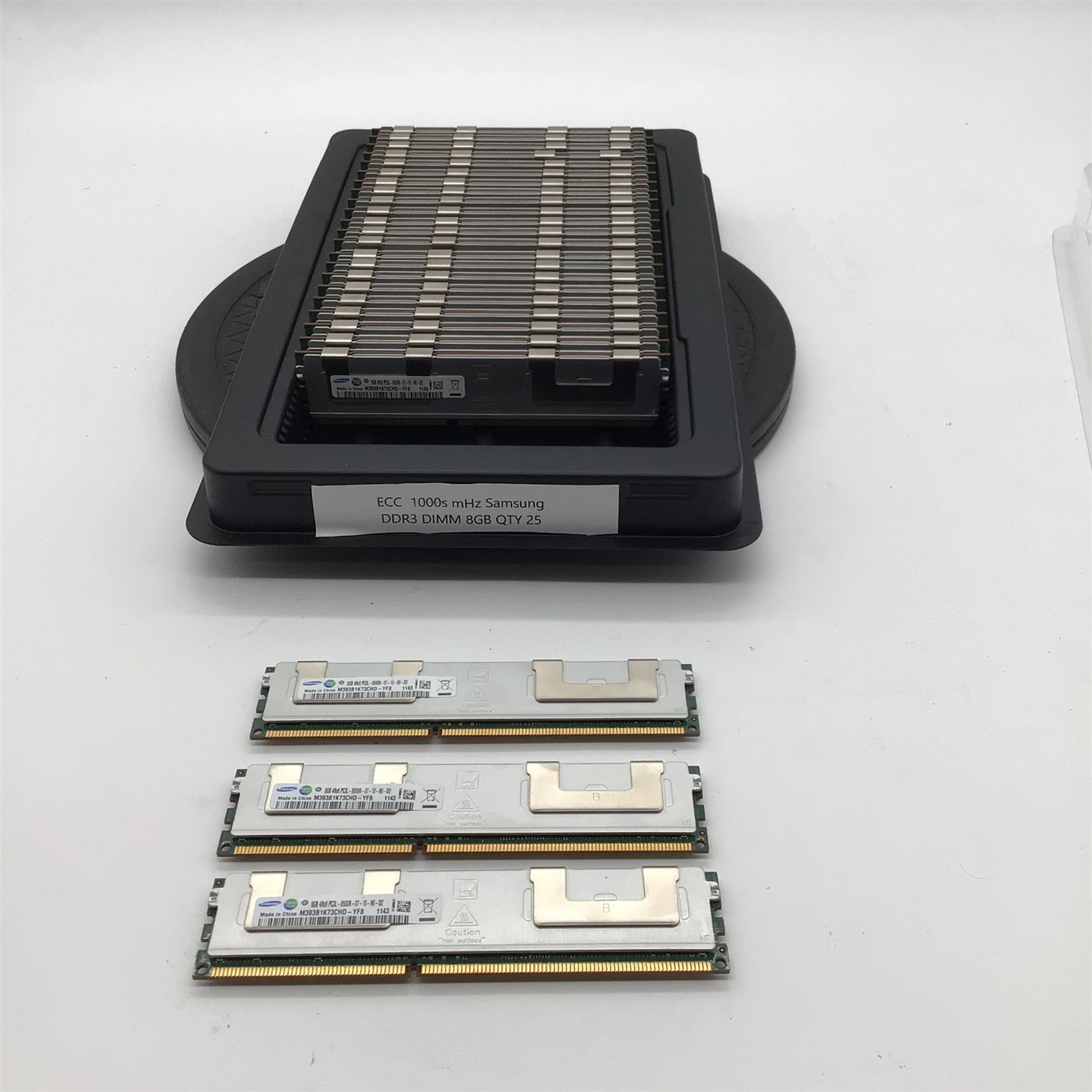 Lot of 25 Samsung DDR3 8GB DIMM ECC RAM Memory Modules 1000s MHz