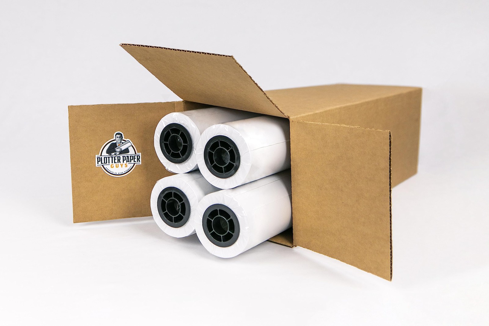 4 Rolls 20lb Uncoated Inkjet Bond Paper 30 Inch x 150 Ft 2 Inch Core Print