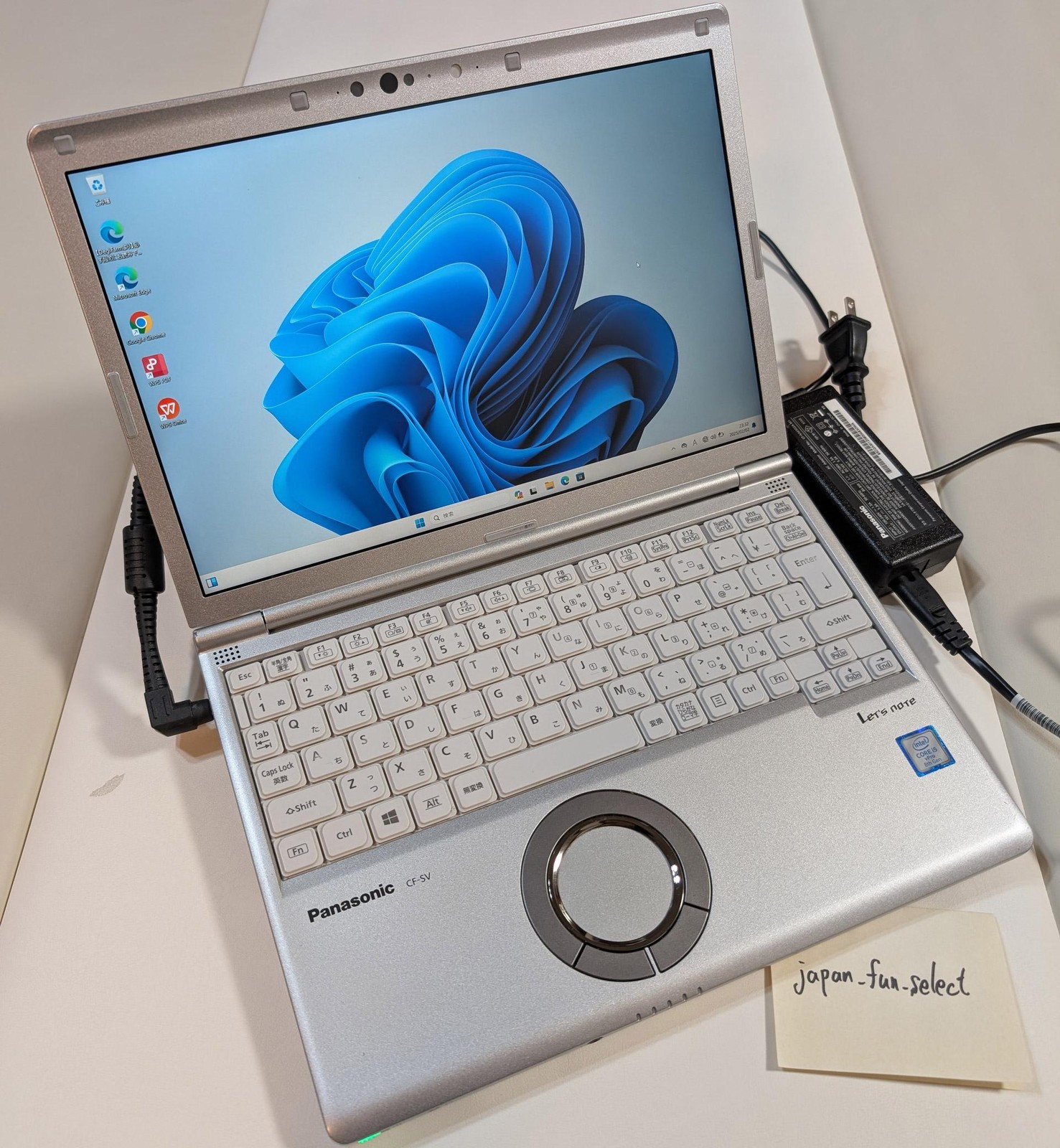 Panasonic Let's note CF-SV7 Intel Core i5-8350U SSD 256GB RAM 8GB Windows 11