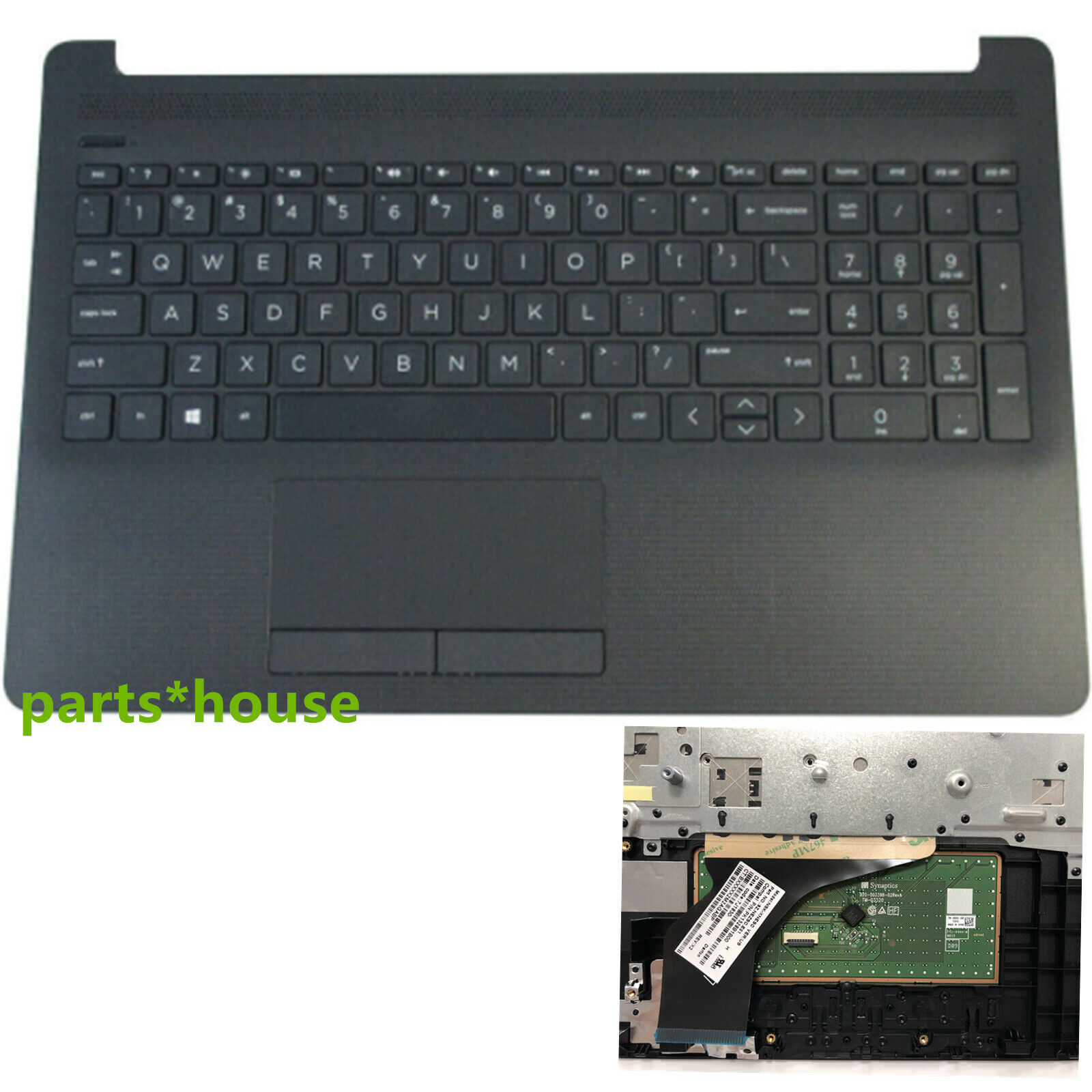 Top Case For HP 15-DA 15-DB 15-DA0300TX 15-DB0011DX Palmrest Keyboard Touchpad