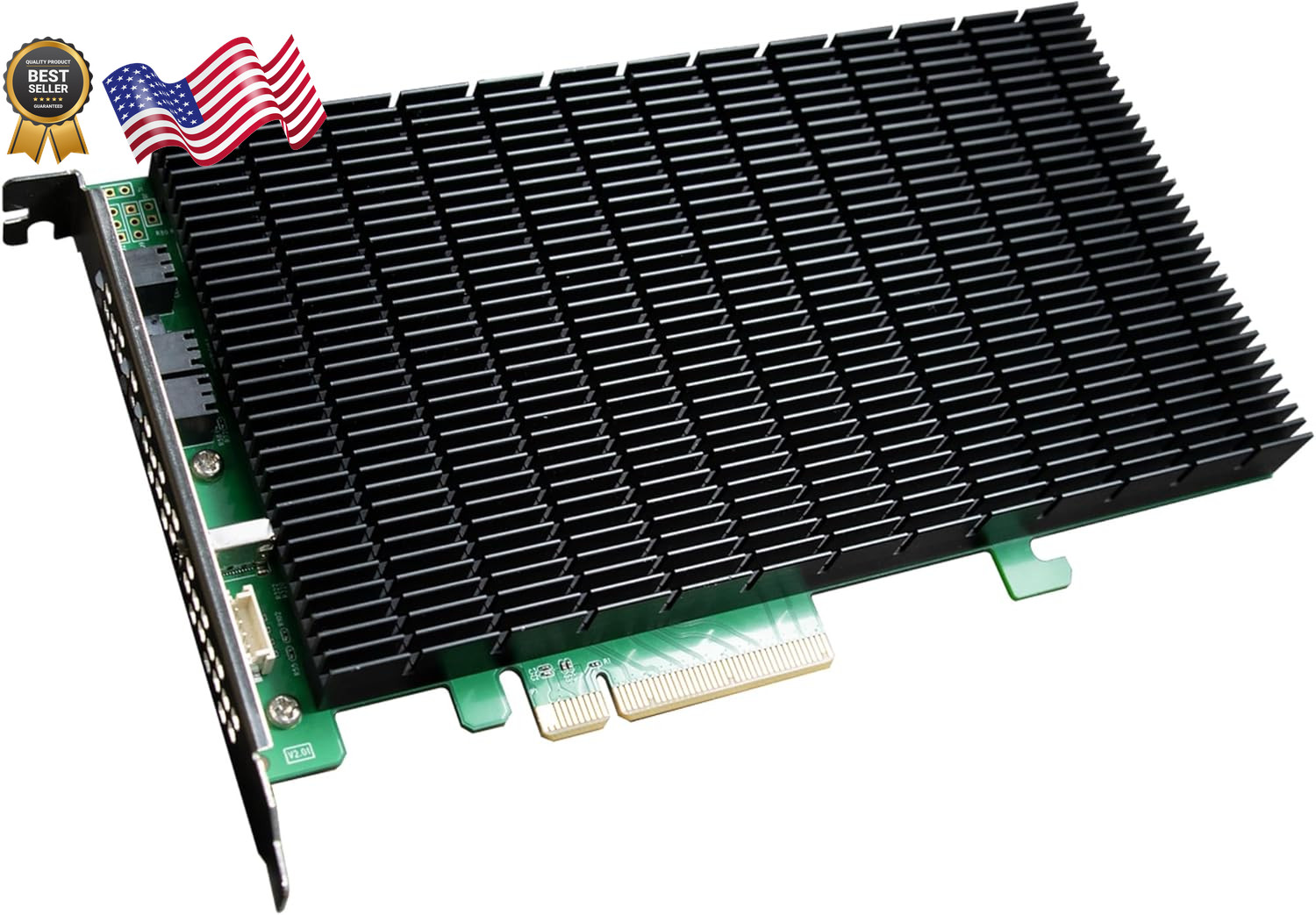 HighPoint Technologies 4-Port M.2 SSD6204A NVMe Boot RAID Controller for VMwa